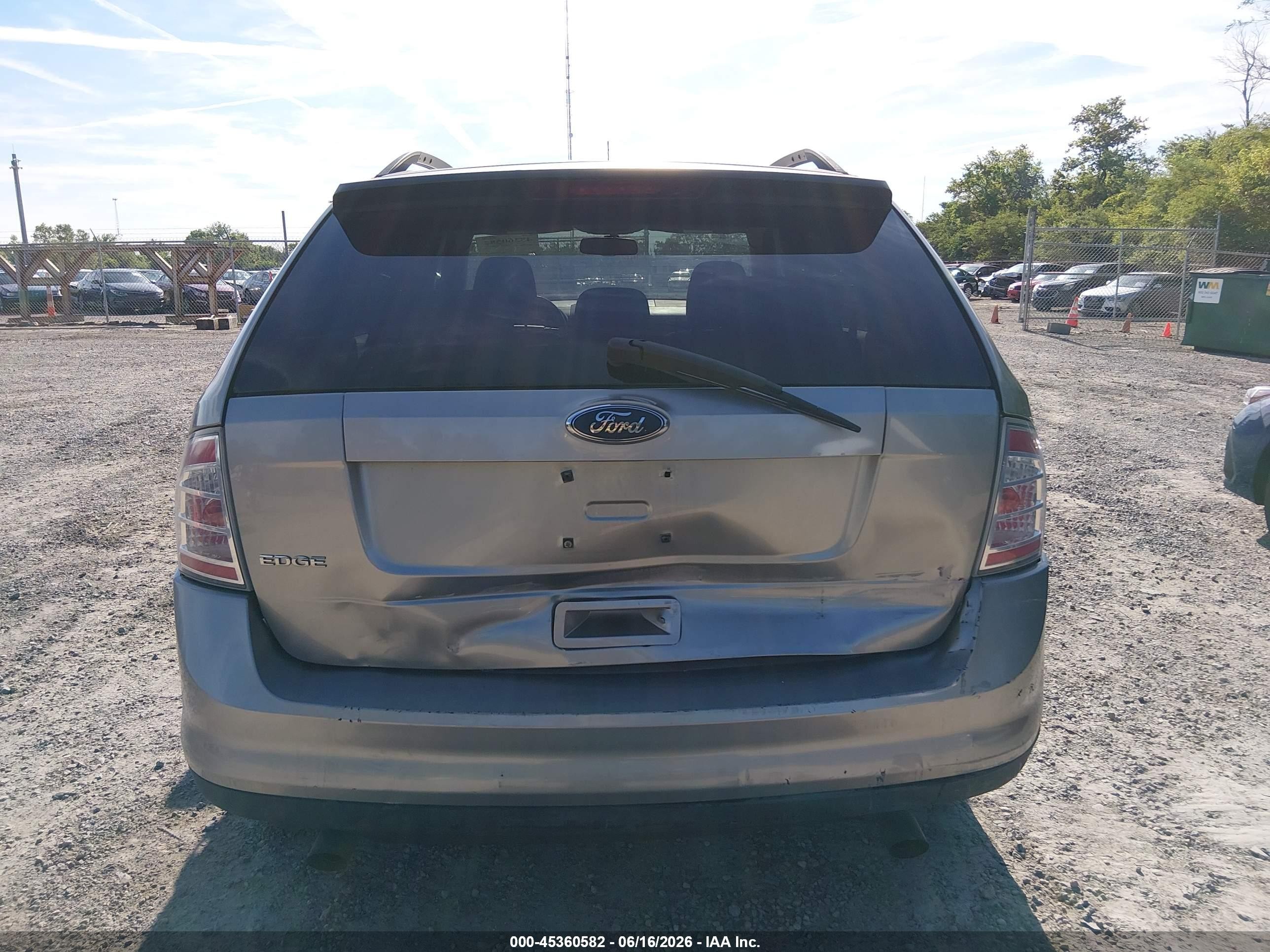 2008 Ford Edge Se Gray vin: 2FMDK36C98BA54269