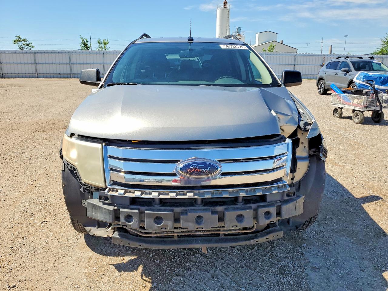 2008 Ford Edge Se Gray vin: 2FMDK36C98BA74909