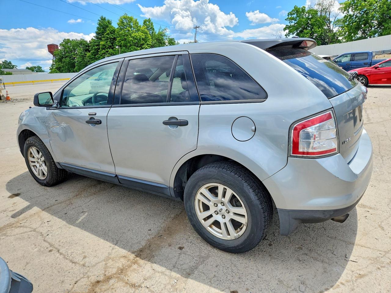 2007 Ford Edge Se Silver vin: 2FMDK36CX7BA72276