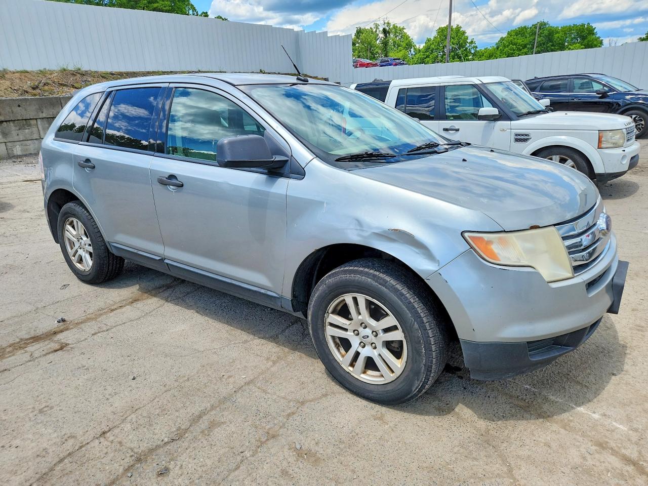 2007 Ford Edge Se Silver vin: 2FMDK36CX7BA72276