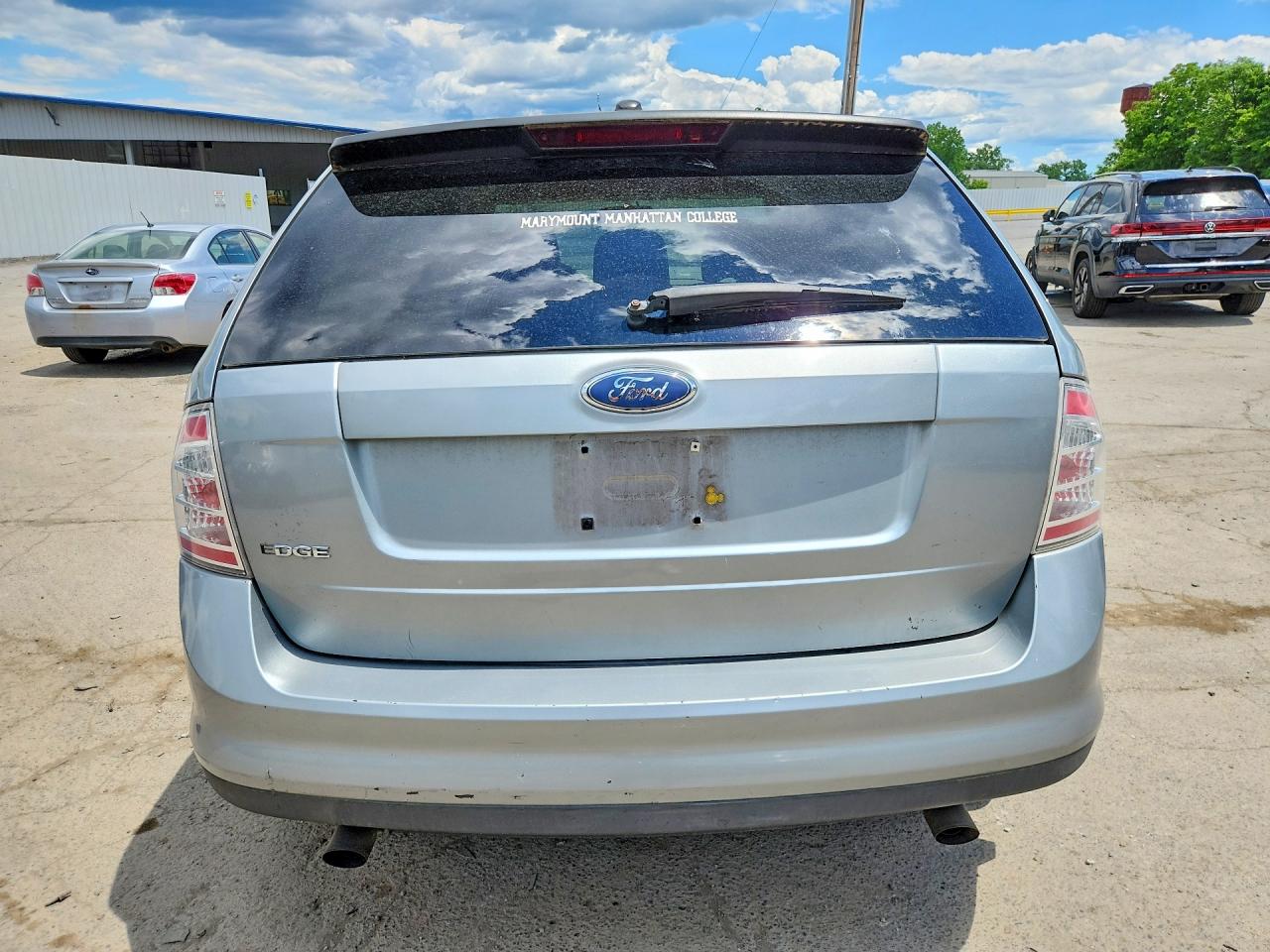 2007 Ford Edge Se Silver vin: 2FMDK36CX7BA72276