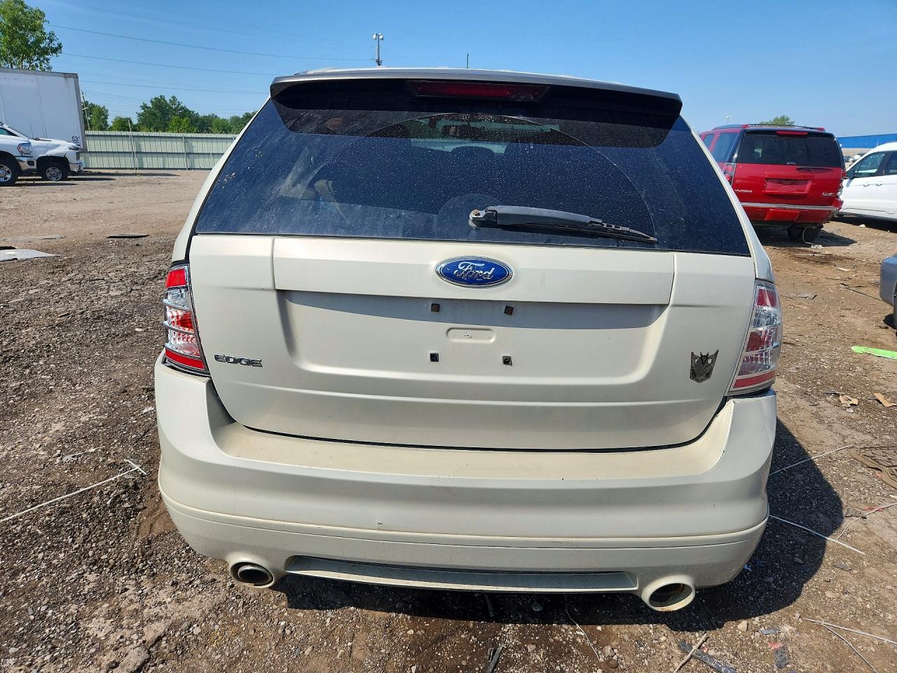 2007 Ford Edge Se Beige vin: 2FMDK36CX7BB09665