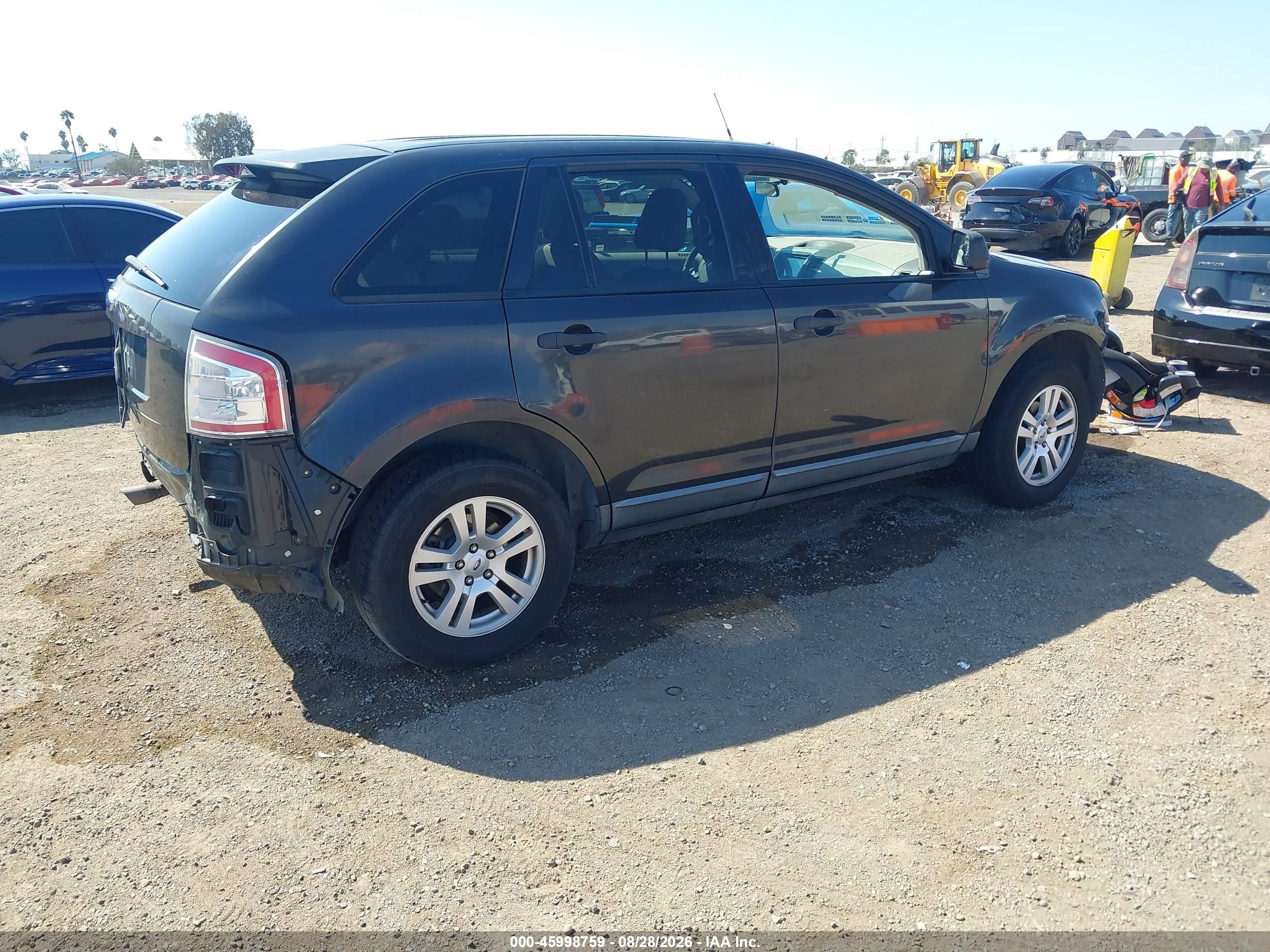 2007 Ford Edge Se Black vin: 2FMDK36CX7BB30239