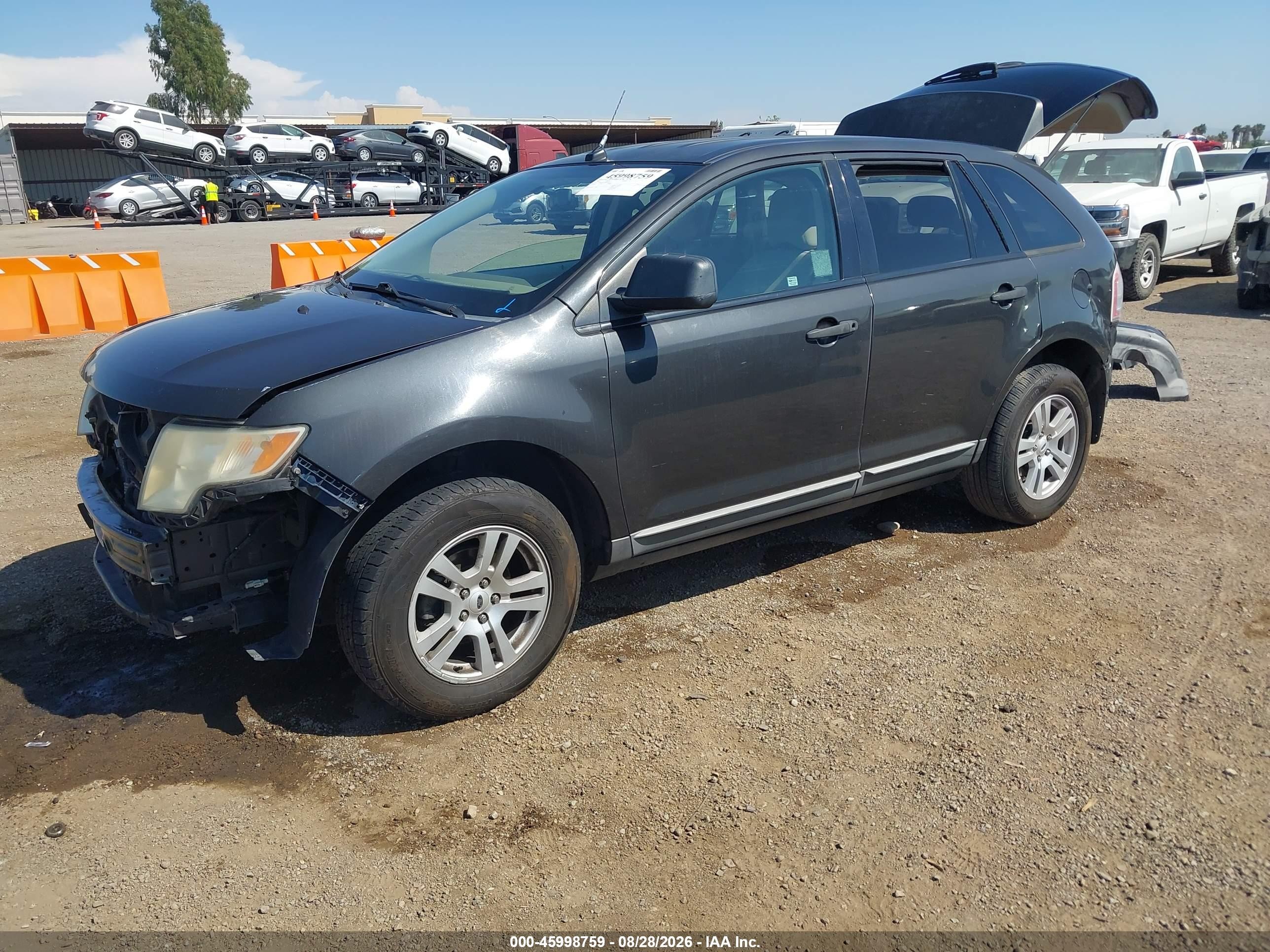 2007 Ford Edge Se Black vin: 2FMDK36CX7BB30239