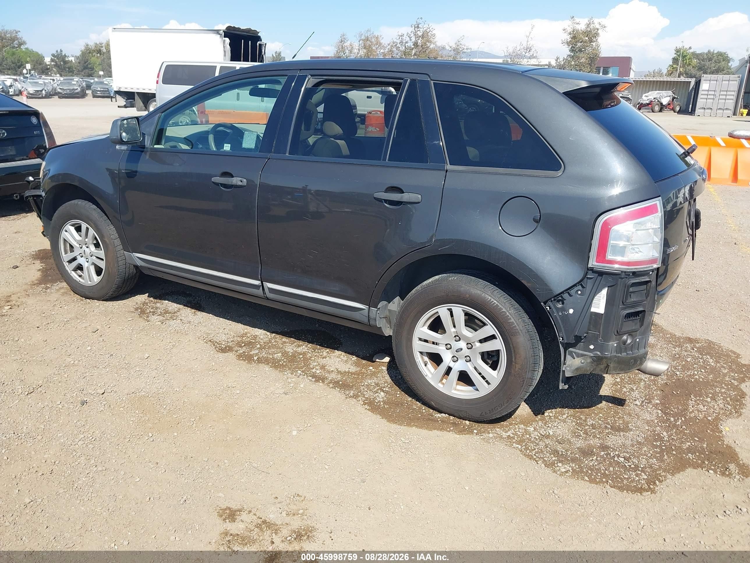 2007 Ford Edge Se Black vin: 2FMDK36CX7BB30239
