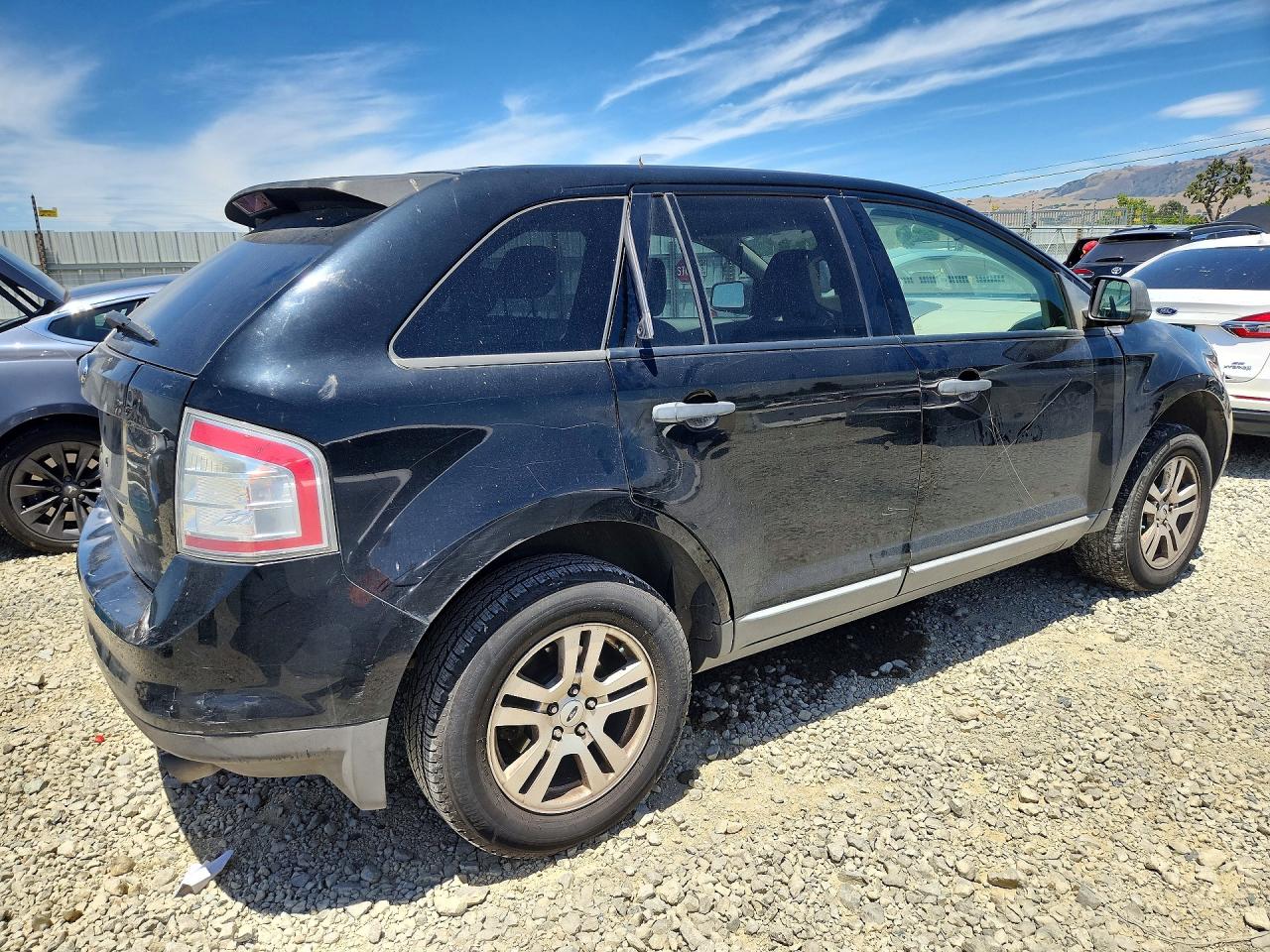 2007 Ford Edge Se Black vin: 2FMDK36CX7BB31570