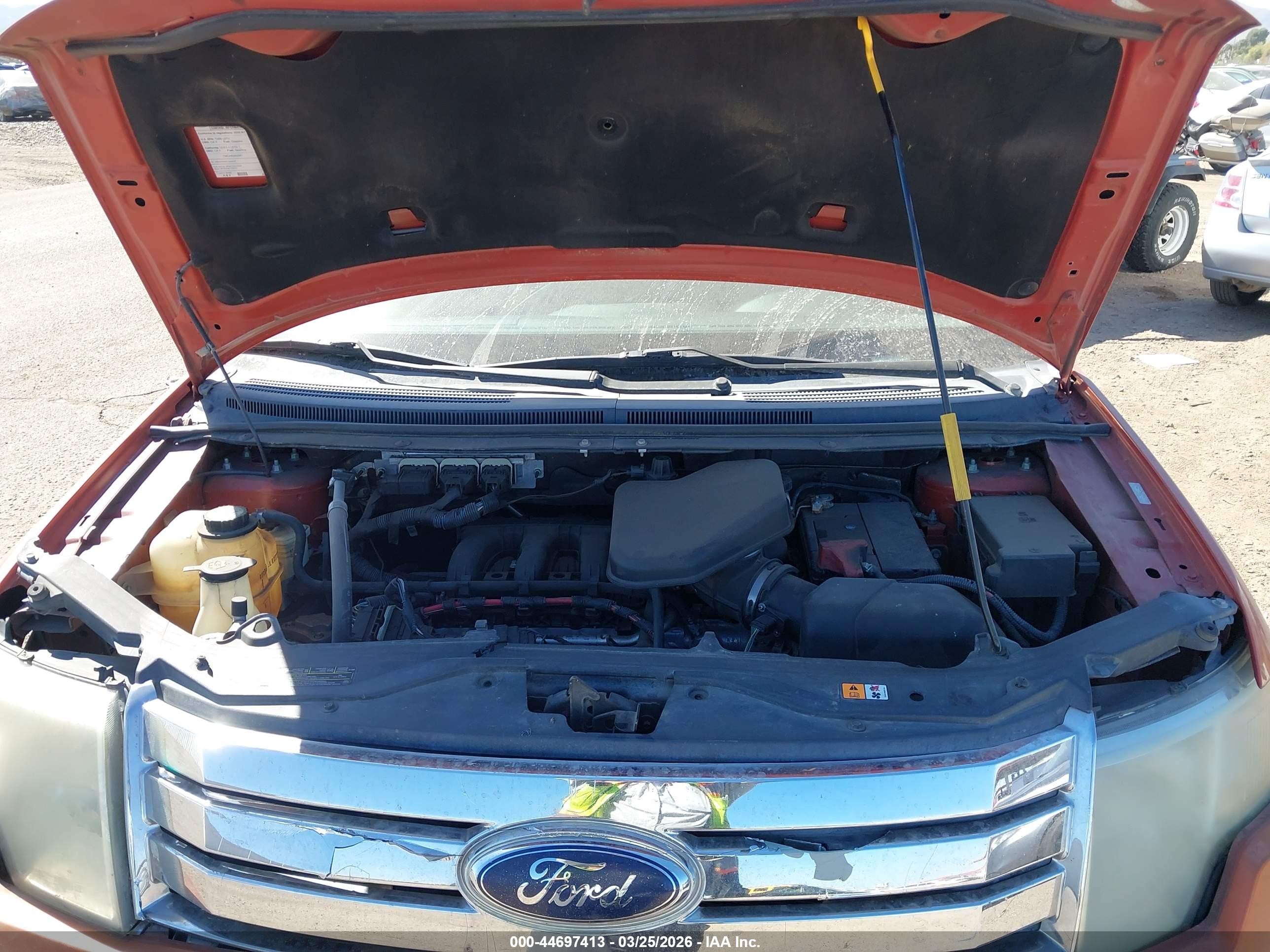 2008 Ford Edge Se Orange vin: 2FMDK36CX8BA11446