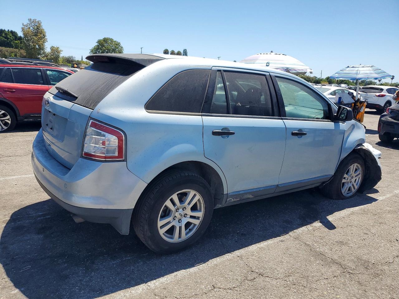2008 Ford Edge Se Blue vin: 2FMDK36CX8BA19935