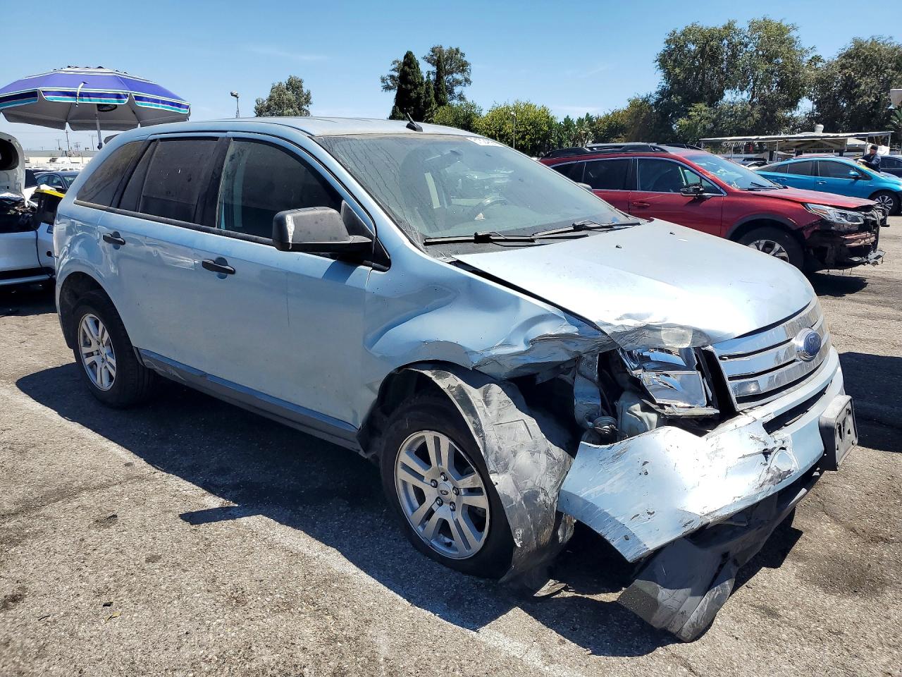 2008 Ford Edge Se Blue vin: 2FMDK36CX8BA19935