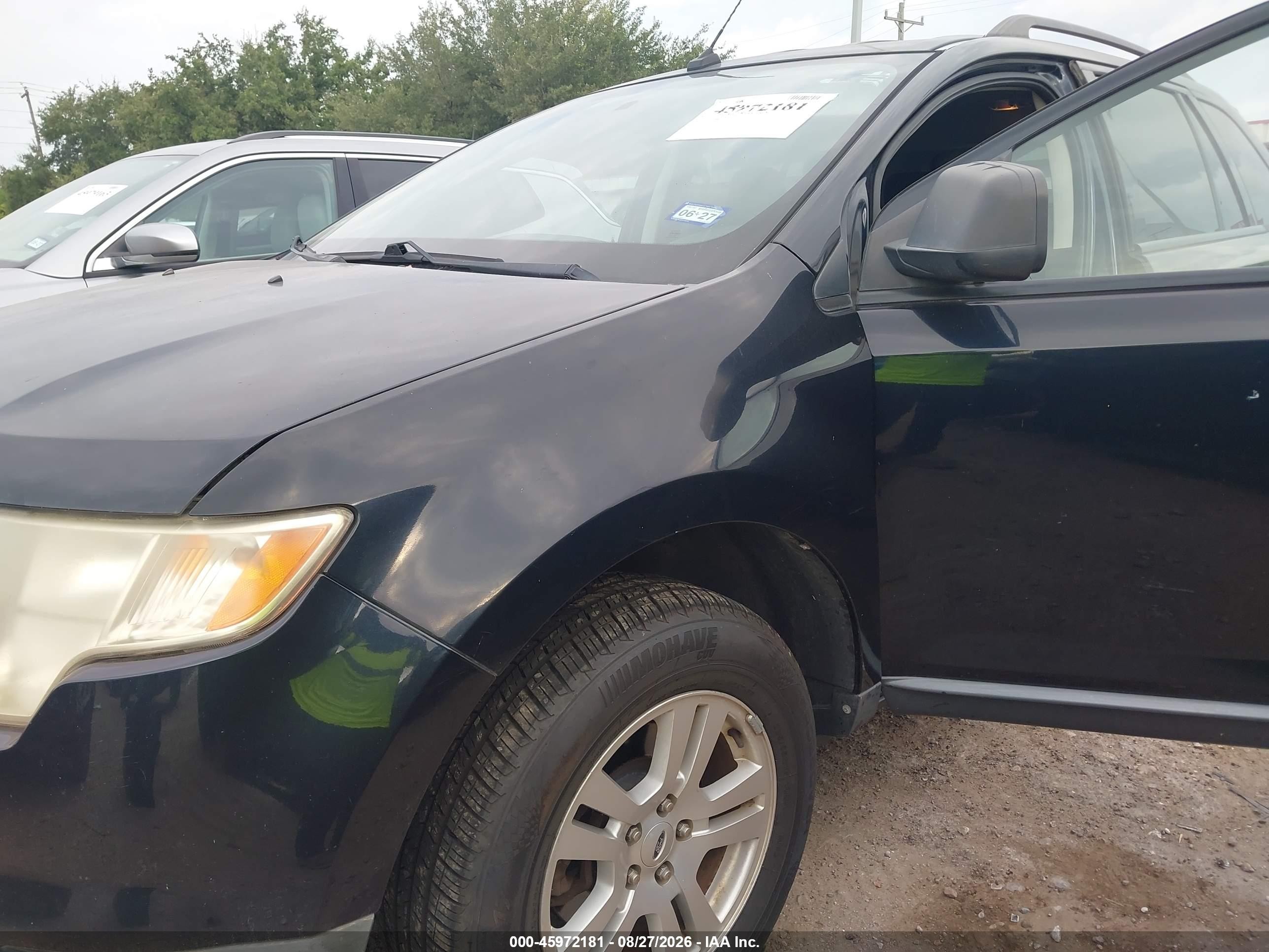 2009 Ford Edge Se Черный vin: 2FMDK36CX9BA95768