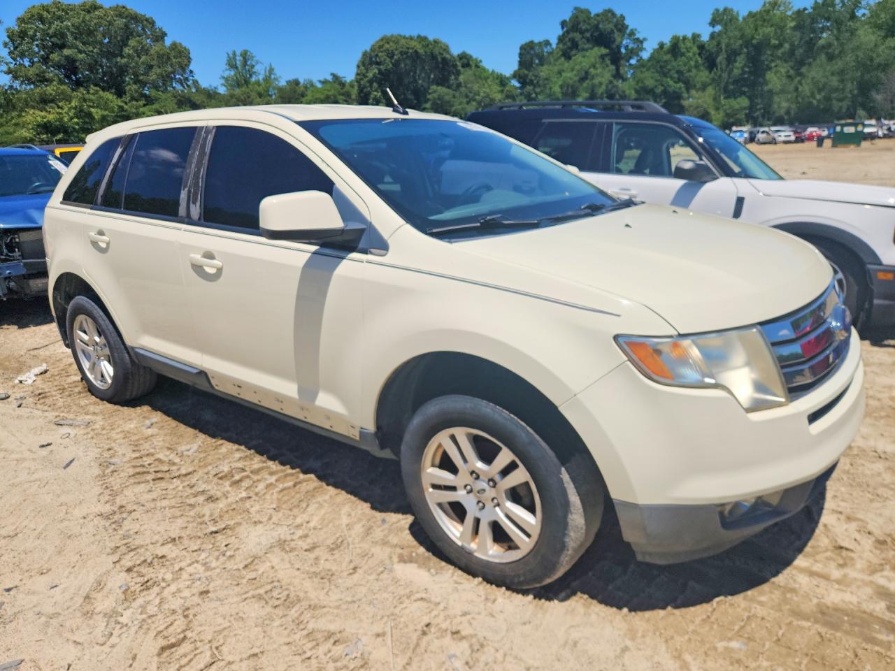2007 Ford Edge Sel White vin: 2FMDK38C07BA45326
