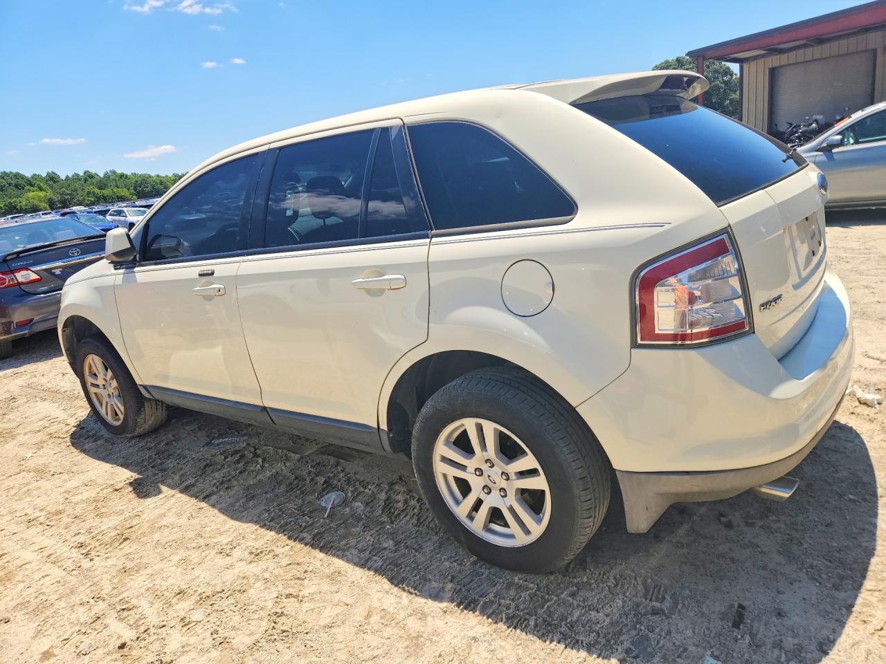 2007 Ford Edge Sel White vin: 2FMDK38C07BA45326