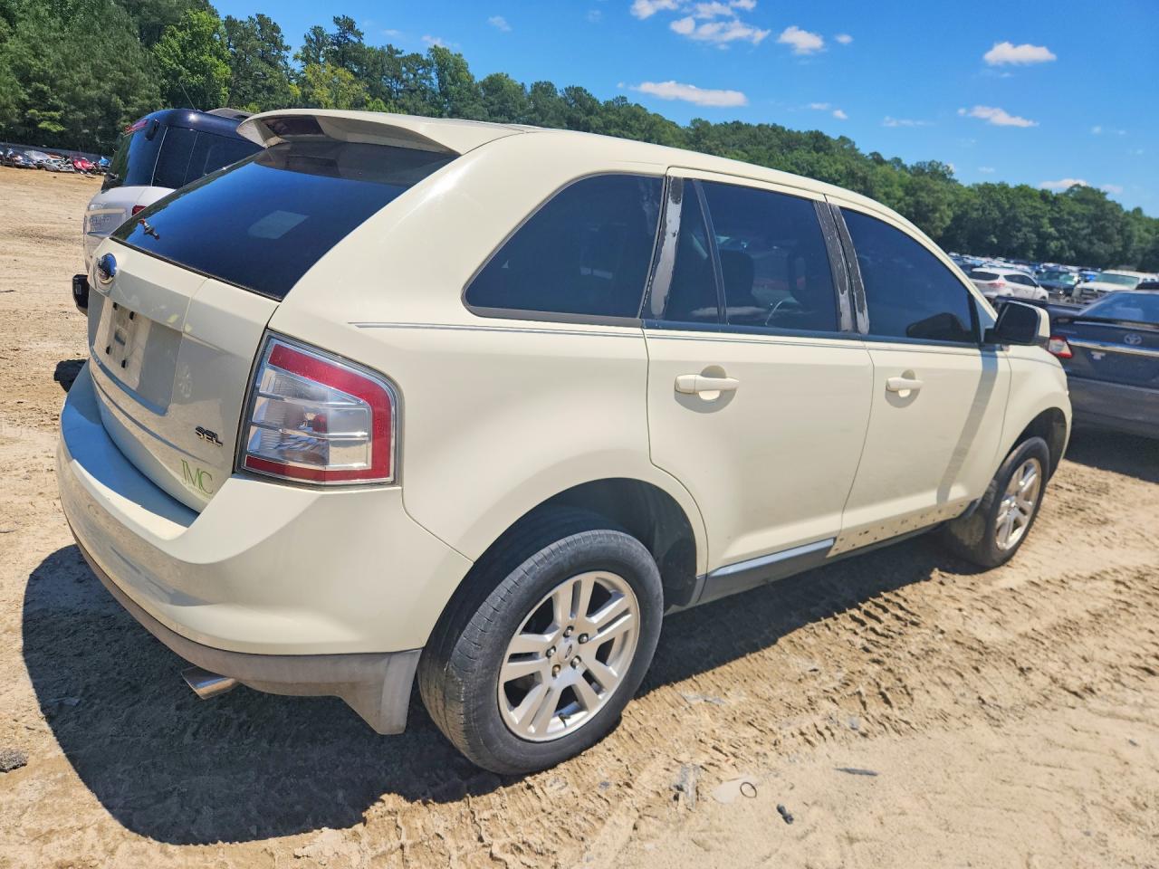 2007 Ford Edge Sel White vin: 2FMDK38C07BA45326