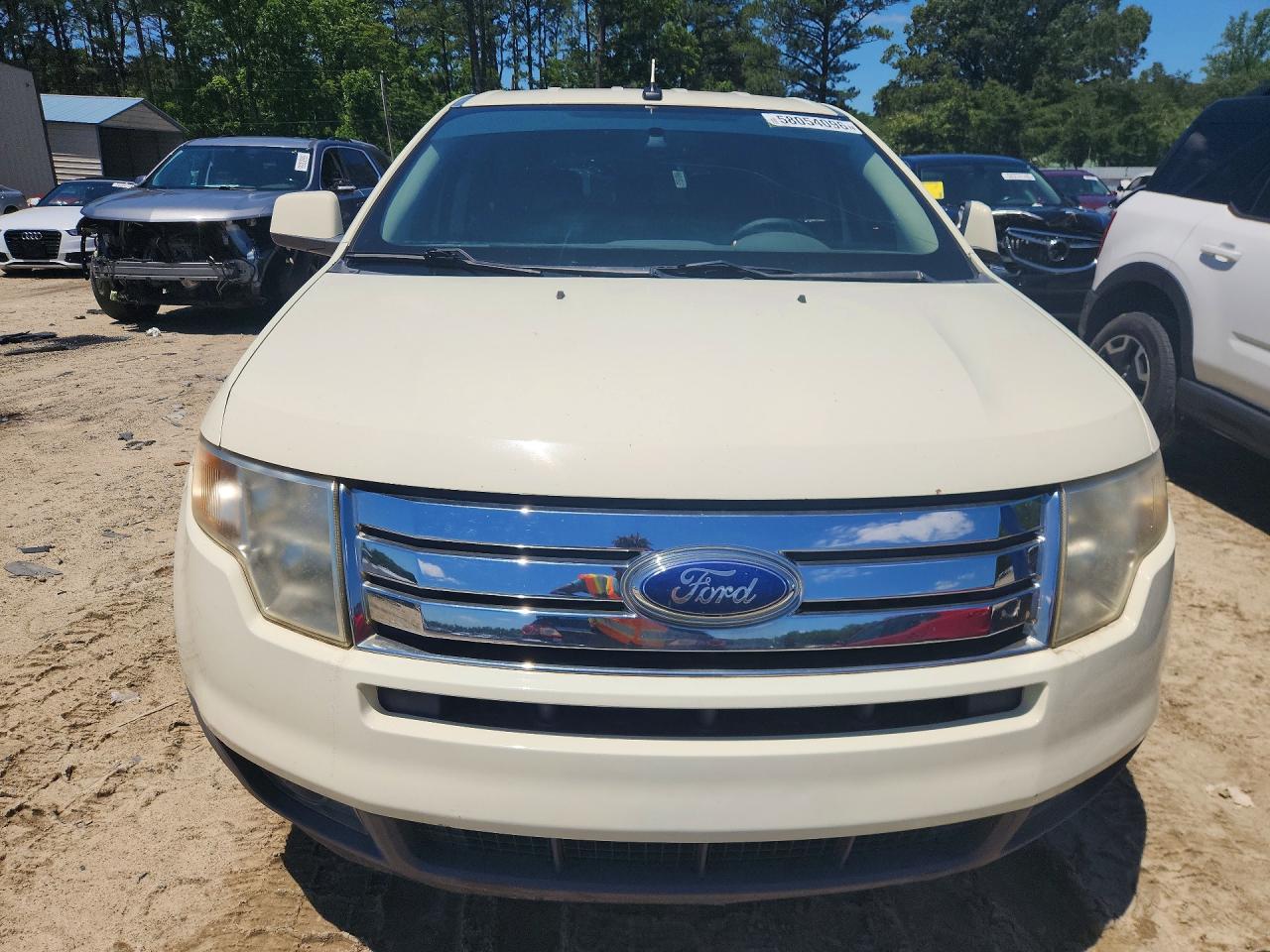 2007 Ford Edge Sel White vin: 2FMDK38C07BA45326