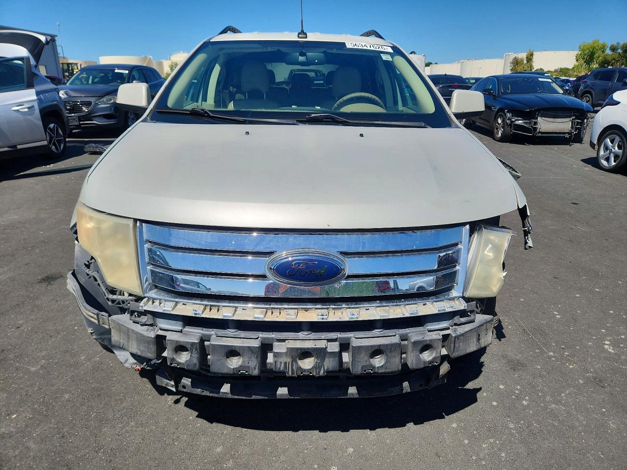 2007 Ford Edge Cream vin: 2FMDK38C07BA79511