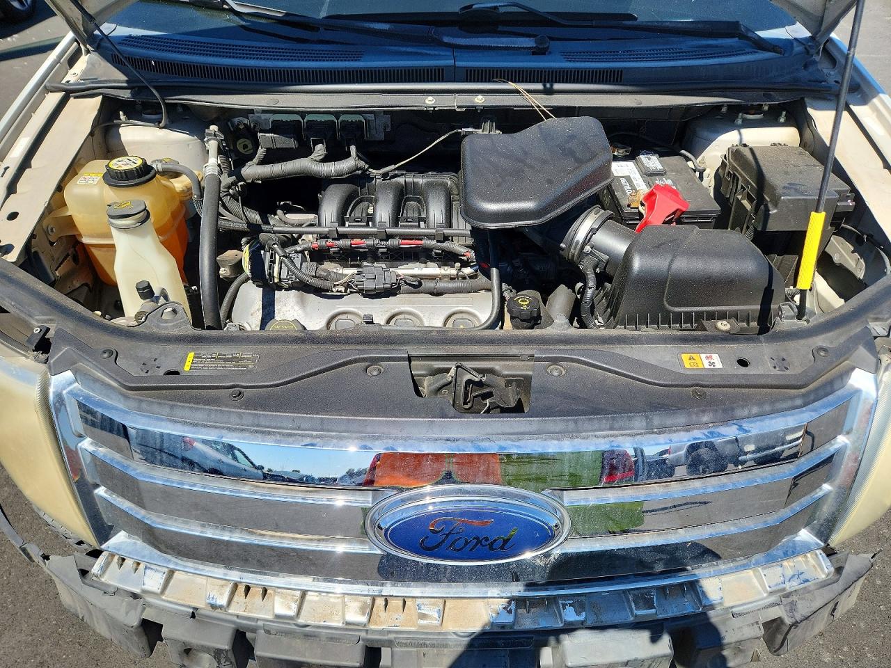 2007 Ford Edge Cream vin: 2FMDK38C07BA79511