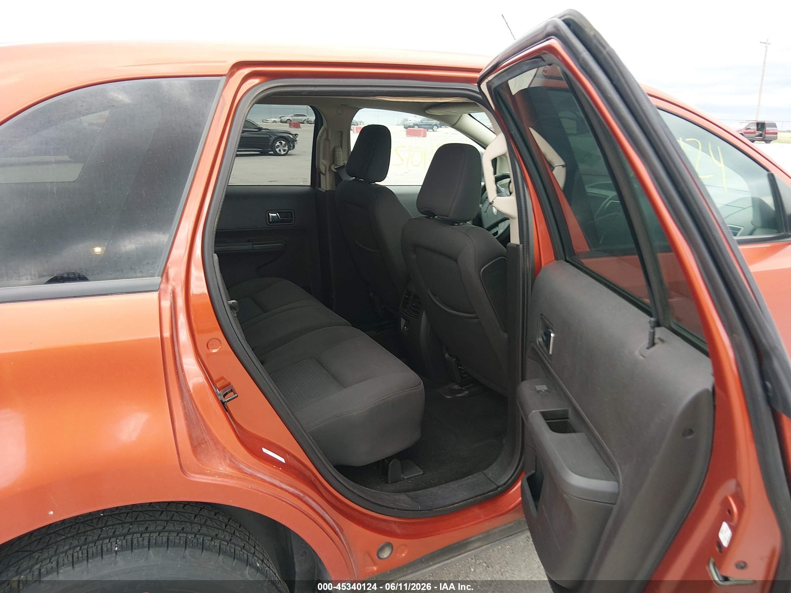 2007 Ford Edge Sel Orange vin: 2FMDK38C07BA99564