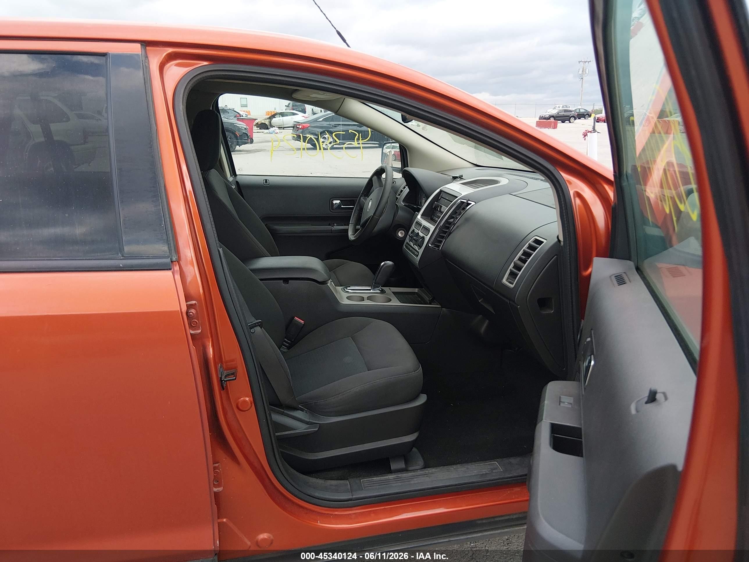 2007 Ford Edge Sel Orange vin: 2FMDK38C07BA99564