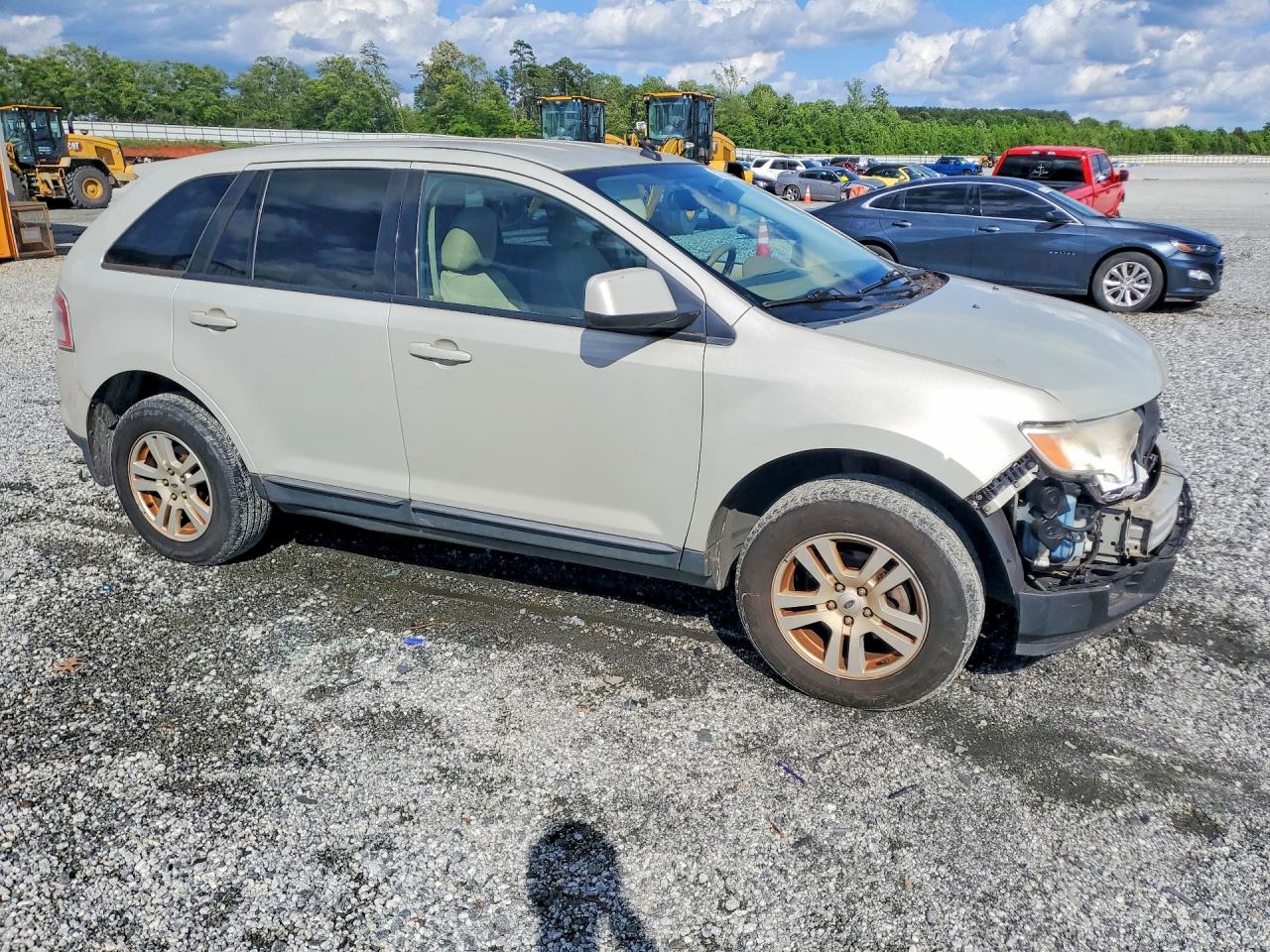 2007 Ford Edge Sel White vin: 2FMDK38C07BB54210