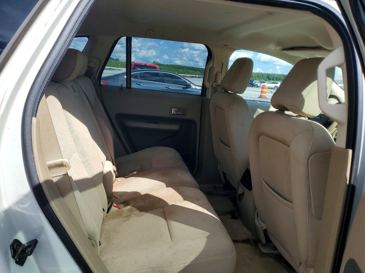 2007 Ford Edge Sel White vin: 2FMDK38C07BB54210