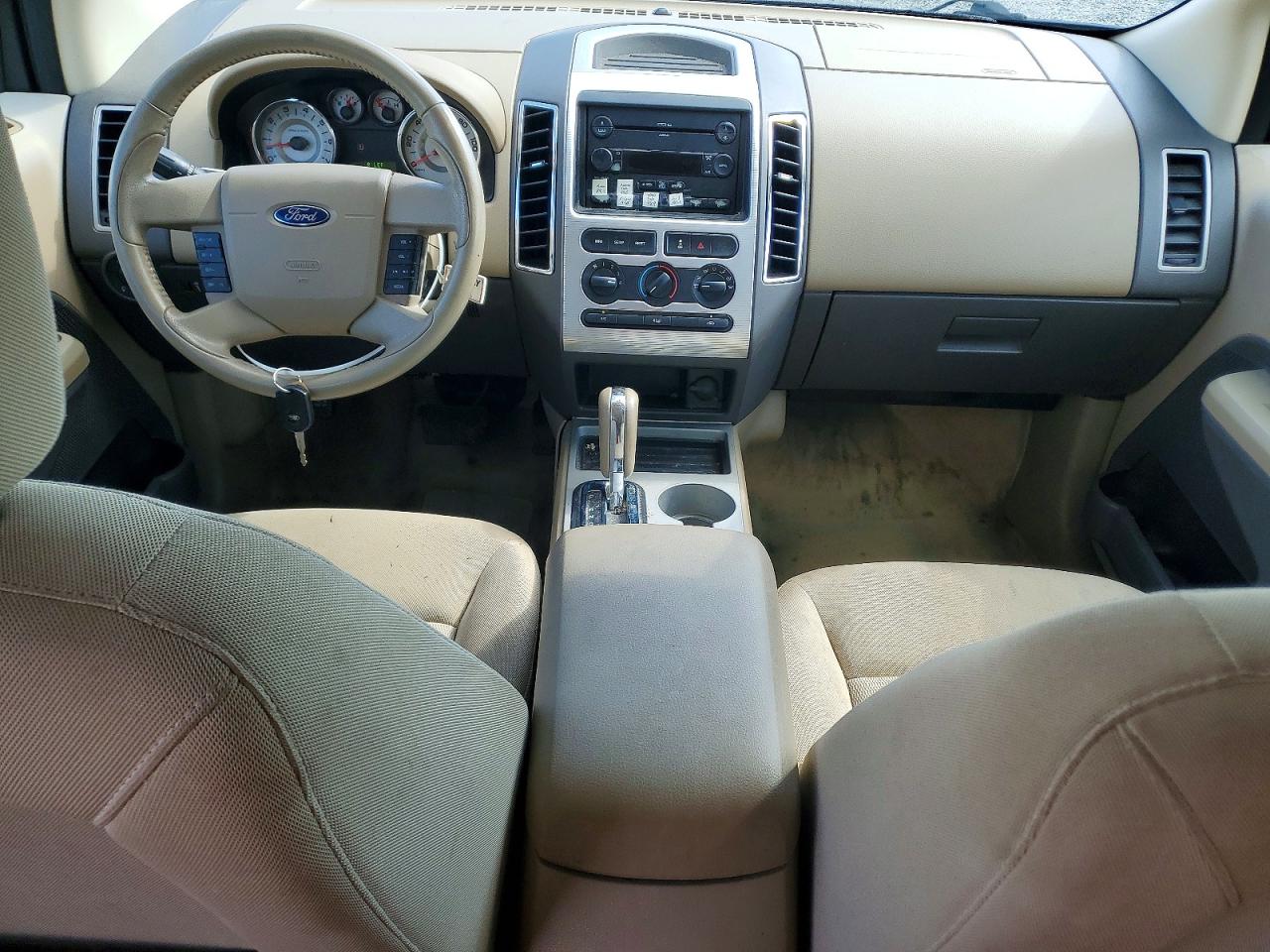 2007 Ford Edge Sel White vin: 2FMDK38C07BB54210