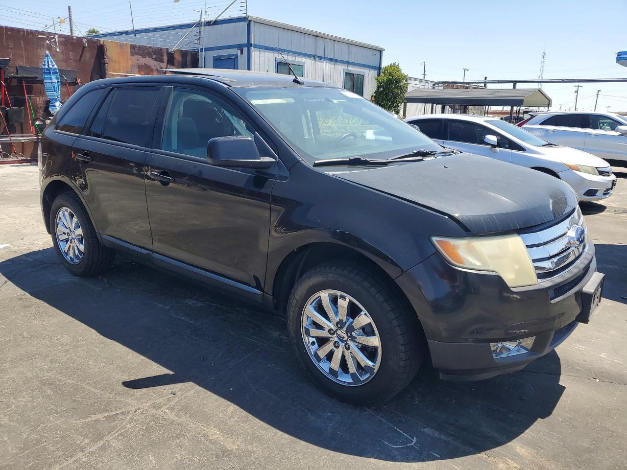 2007 Ford Edge Sel Black vin: 2FMDK38C07BB56877