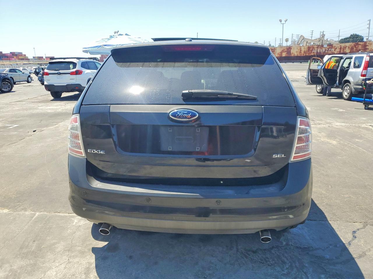 2007 Ford Edge Sel Black vin: 2FMDK38C07BB56877