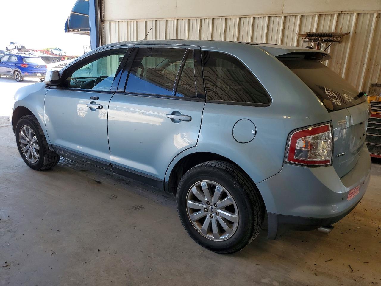 2008 Ford Edge Sel Blue vin: 2FMDK38C08BA54240