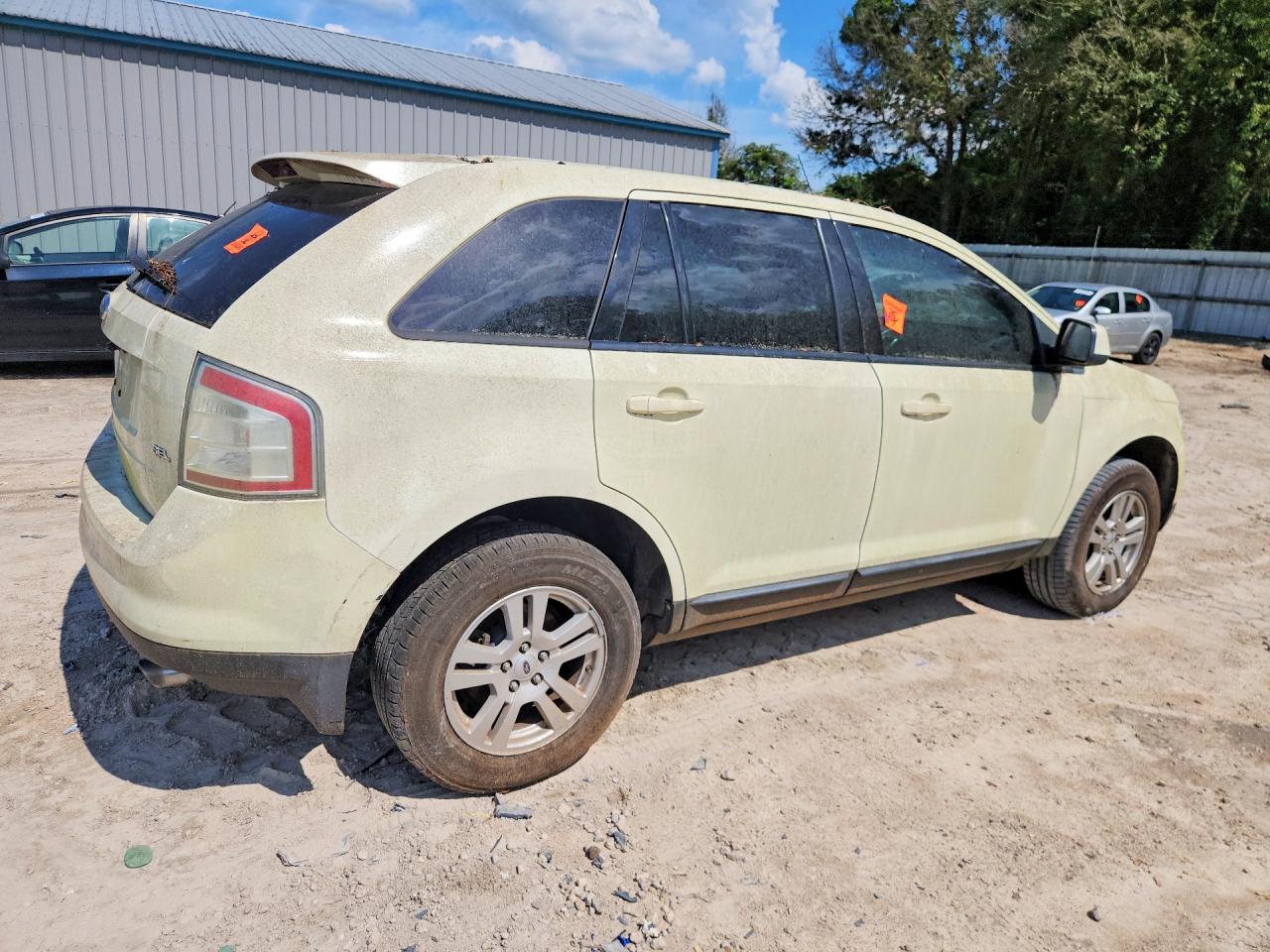 2008 Ford Edge Sel Cream vin: 2FMDK38C08BA55694