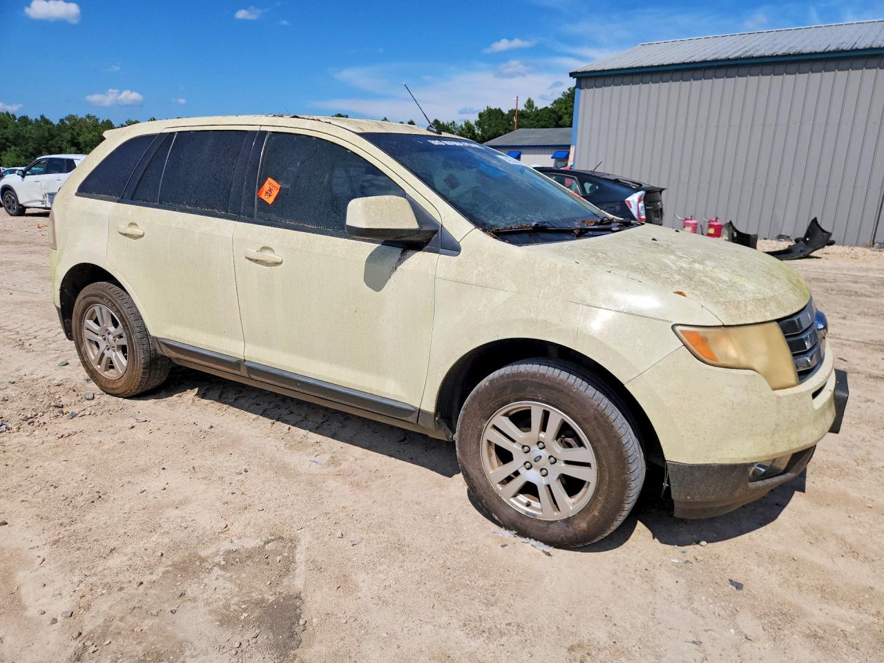 2008 Ford Edge Sel Cream vin: 2FMDK38C08BA55694