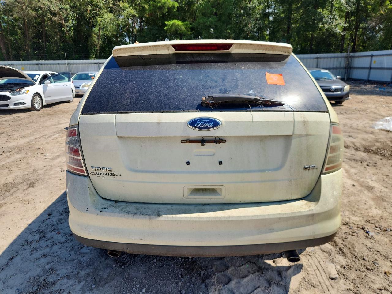 2008 Ford Edge Sel Cream vin: 2FMDK38C08BA55694