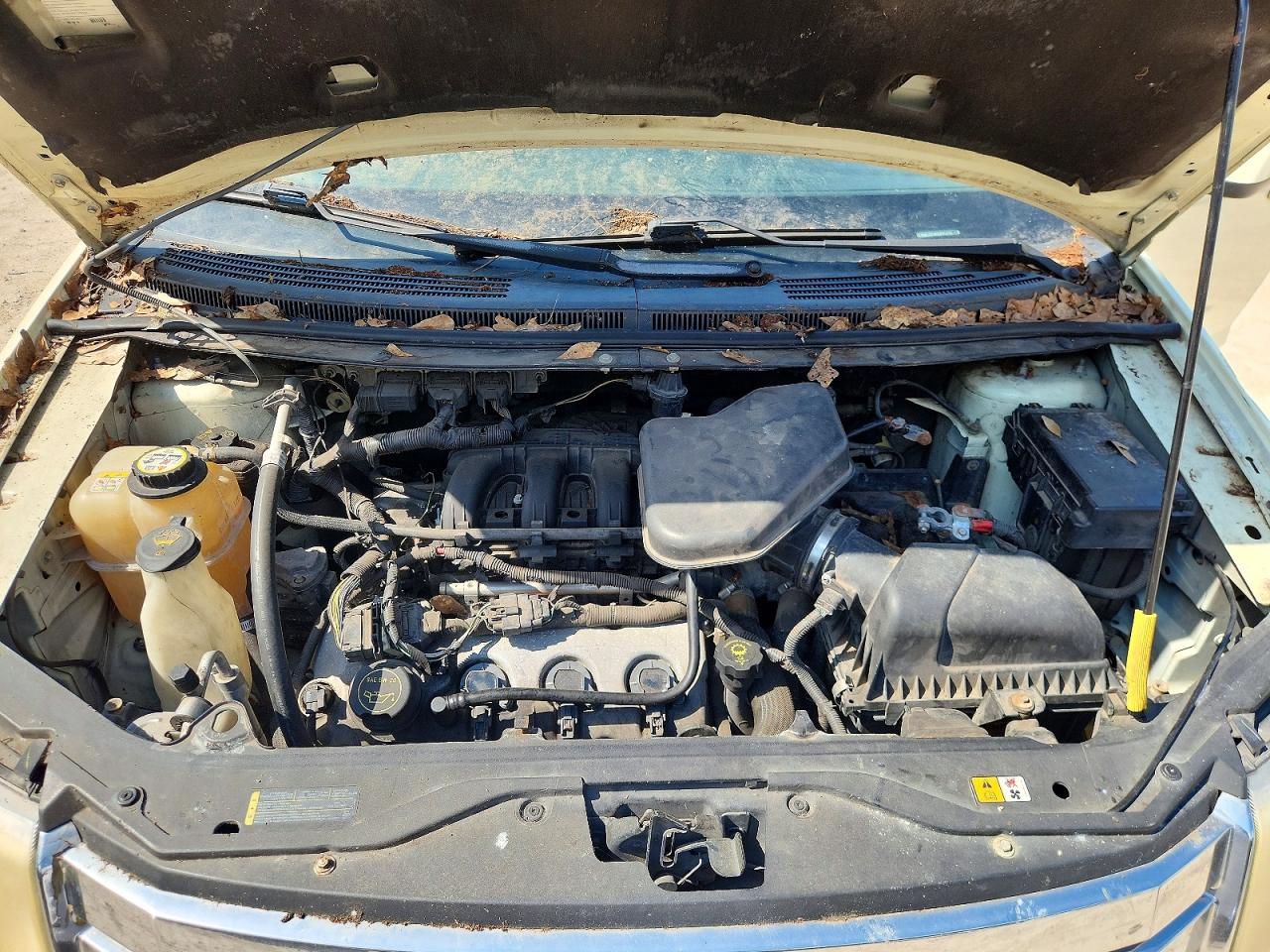 2008 Ford Edge Sel Cream vin: 2FMDK38C08BA55694