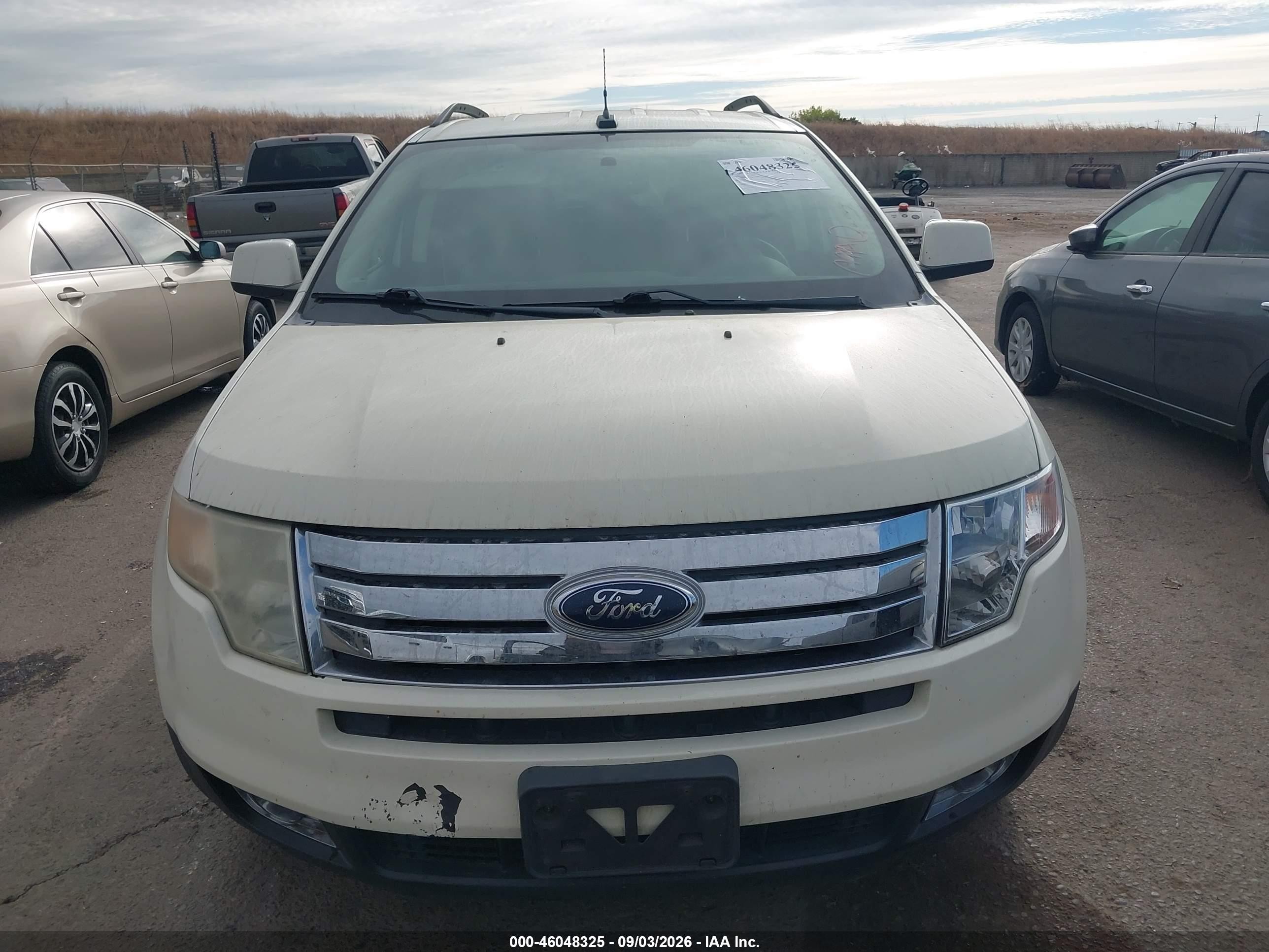 2008 Ford Edge Sel White vin: 2FMDK38C08BA94690