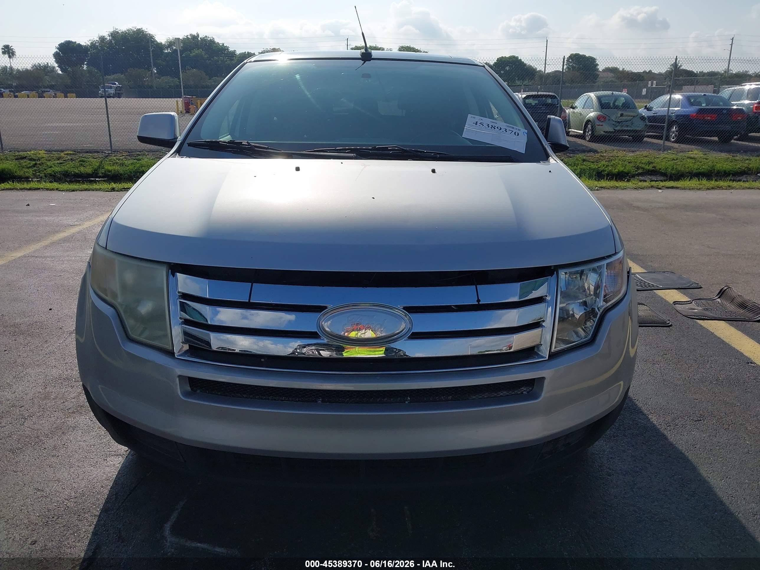 2009 Ford Edge Sel Silver vin: 2FMDK38C09BB05589