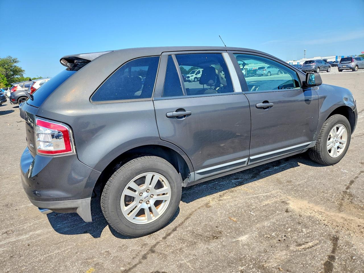 2007 Ford Edge Sel Gray vin: 2FMDK38C17BA45299