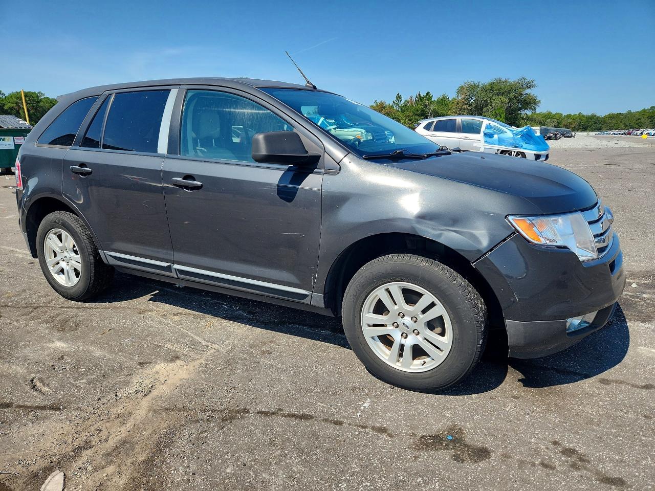 2007 Ford Edge Sel Gray vin: 2FMDK38C17BA45299