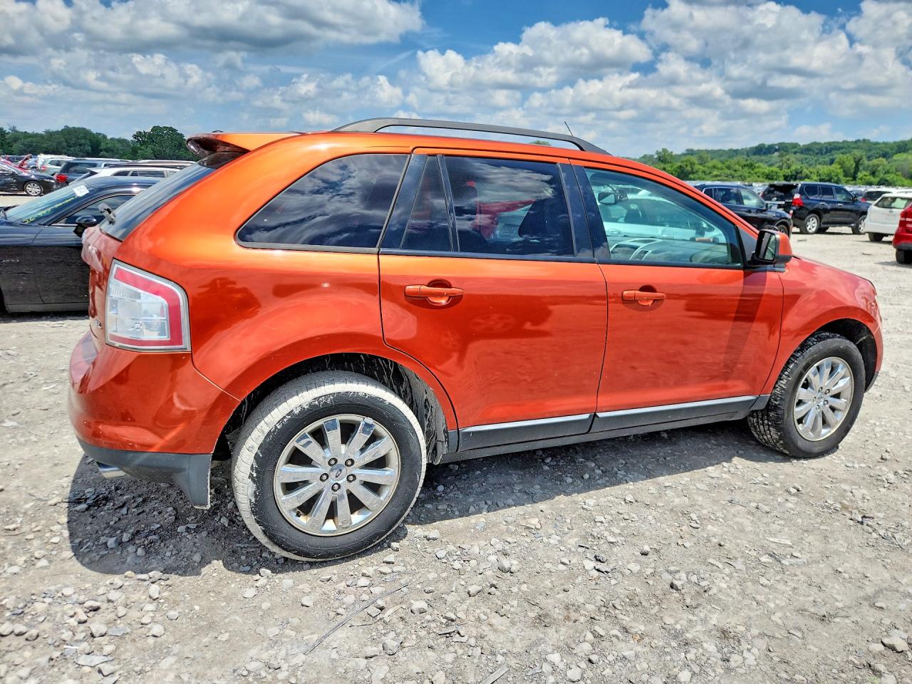 2007 Ford Edge Sel Orange vin: 2FMDK38C17BB67595