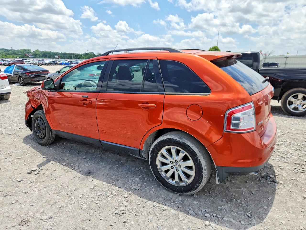 2007 Ford Edge Sel Orange vin: 2FMDK38C17BB67595