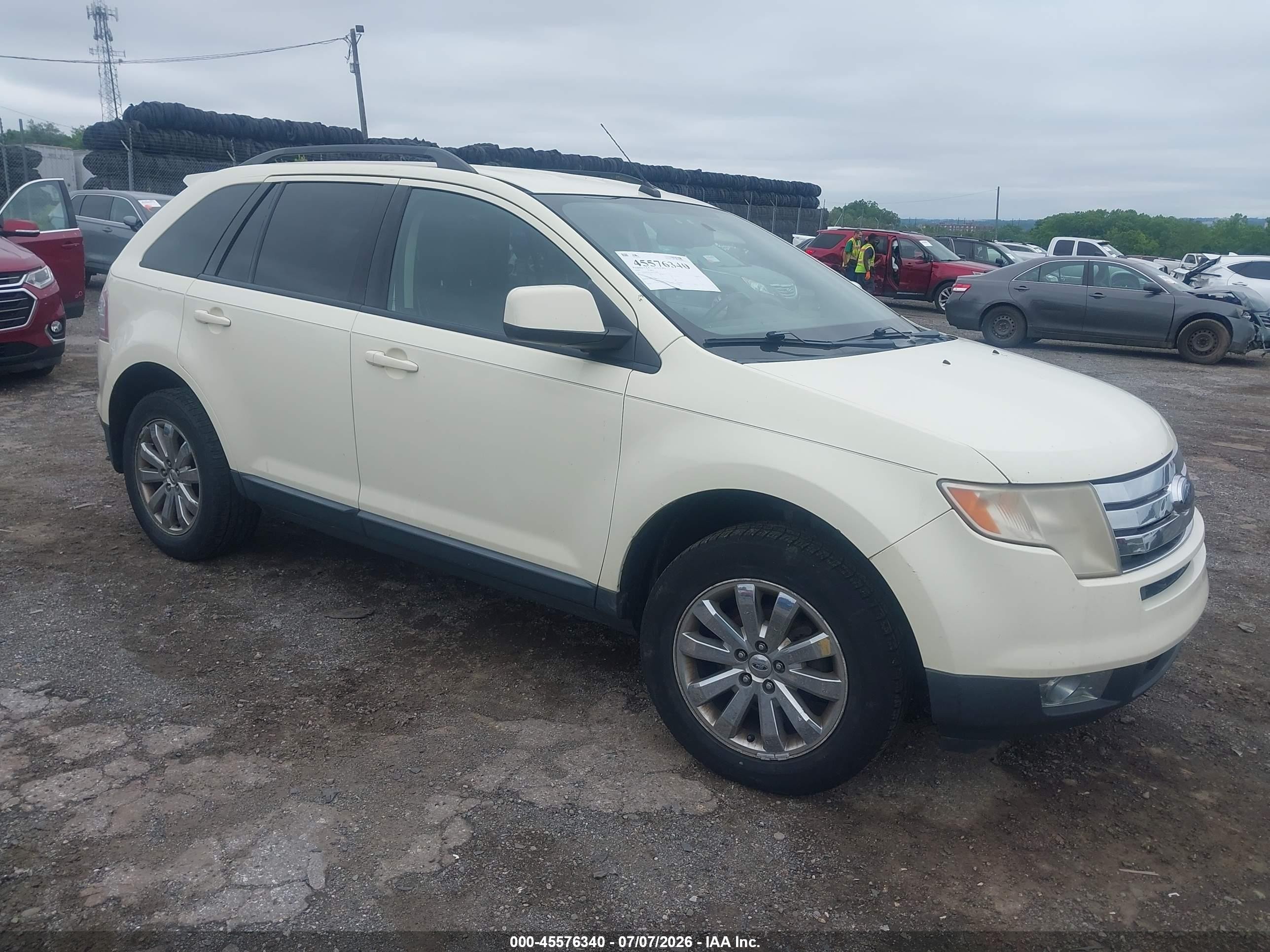 2008 Ford Edge Sel Кремовый vin: 2FMDK38C18BA77848