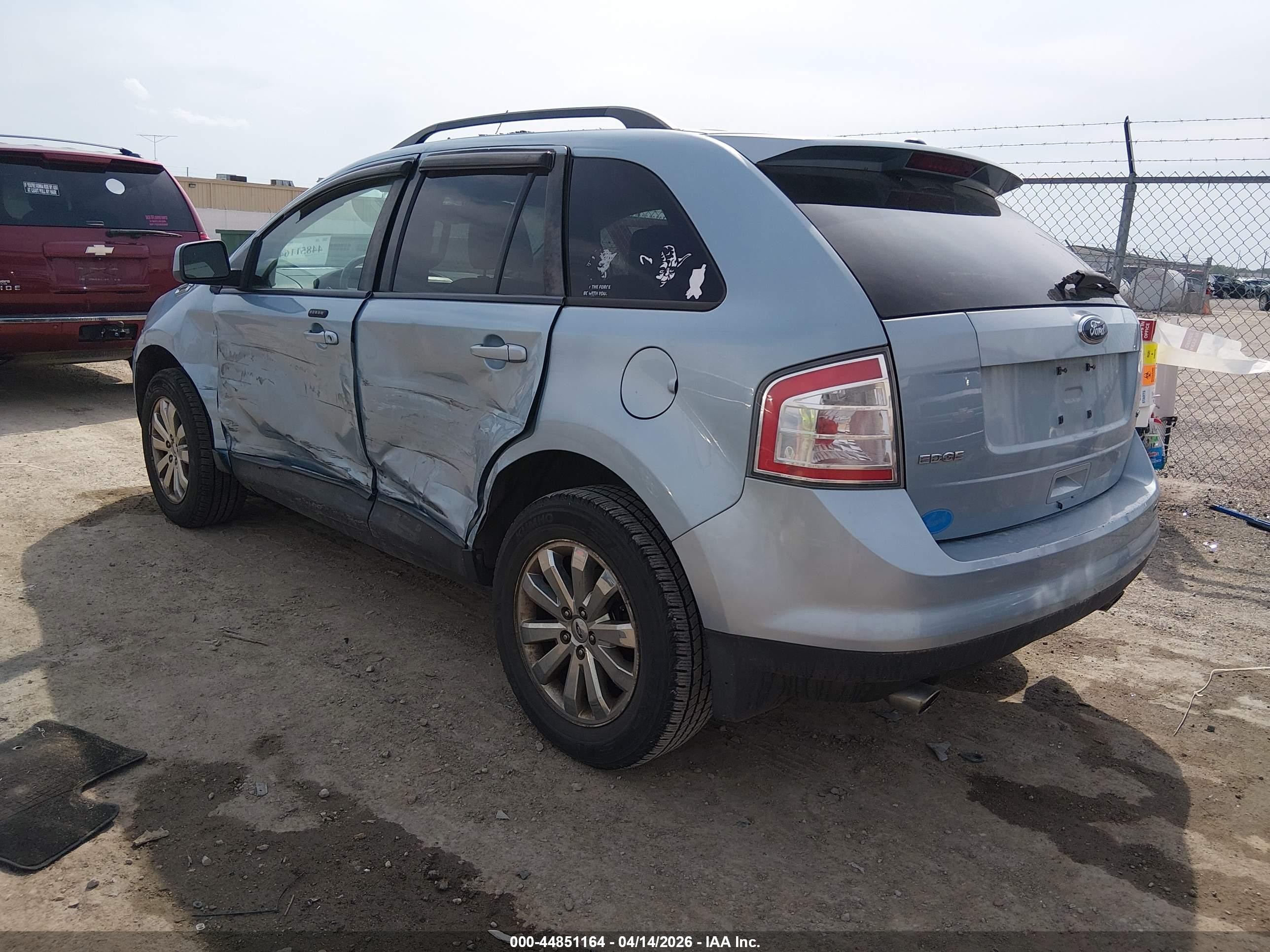 2008 Ford Edge Sel Синий vin: 2FMDK38C18BA97730