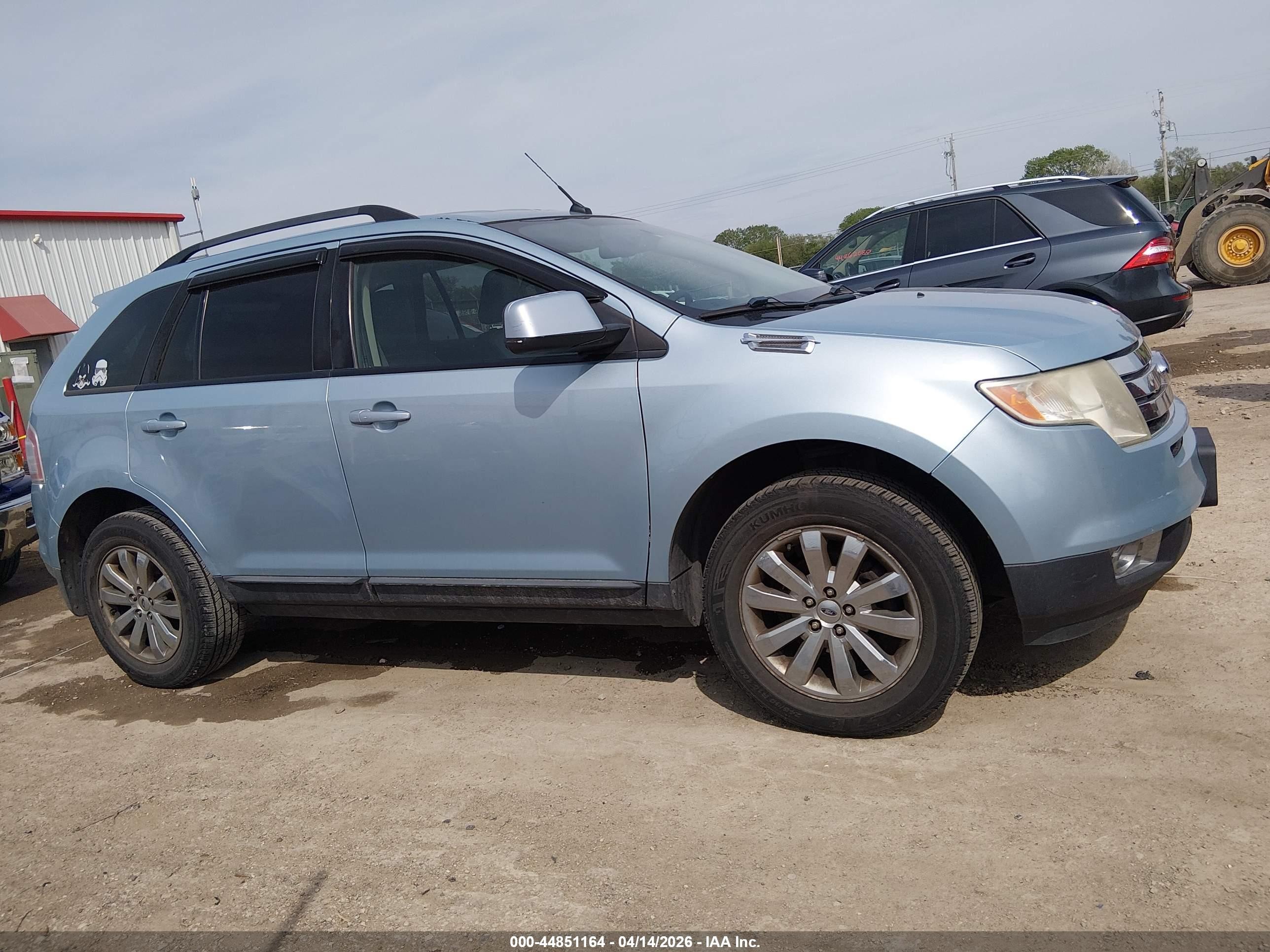 2008 Ford Edge Sel Синий vin: 2FMDK38C18BA97730