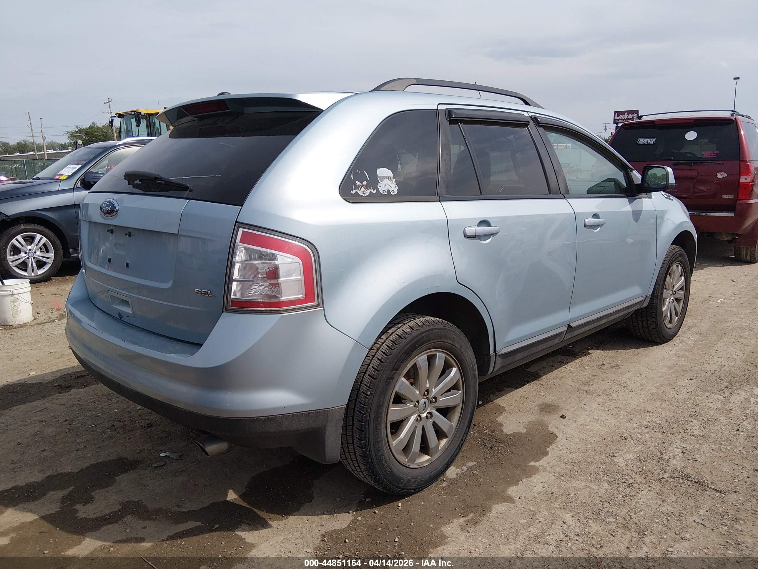 2008 Ford Edge Sel Синий vin: 2FMDK38C18BA97730