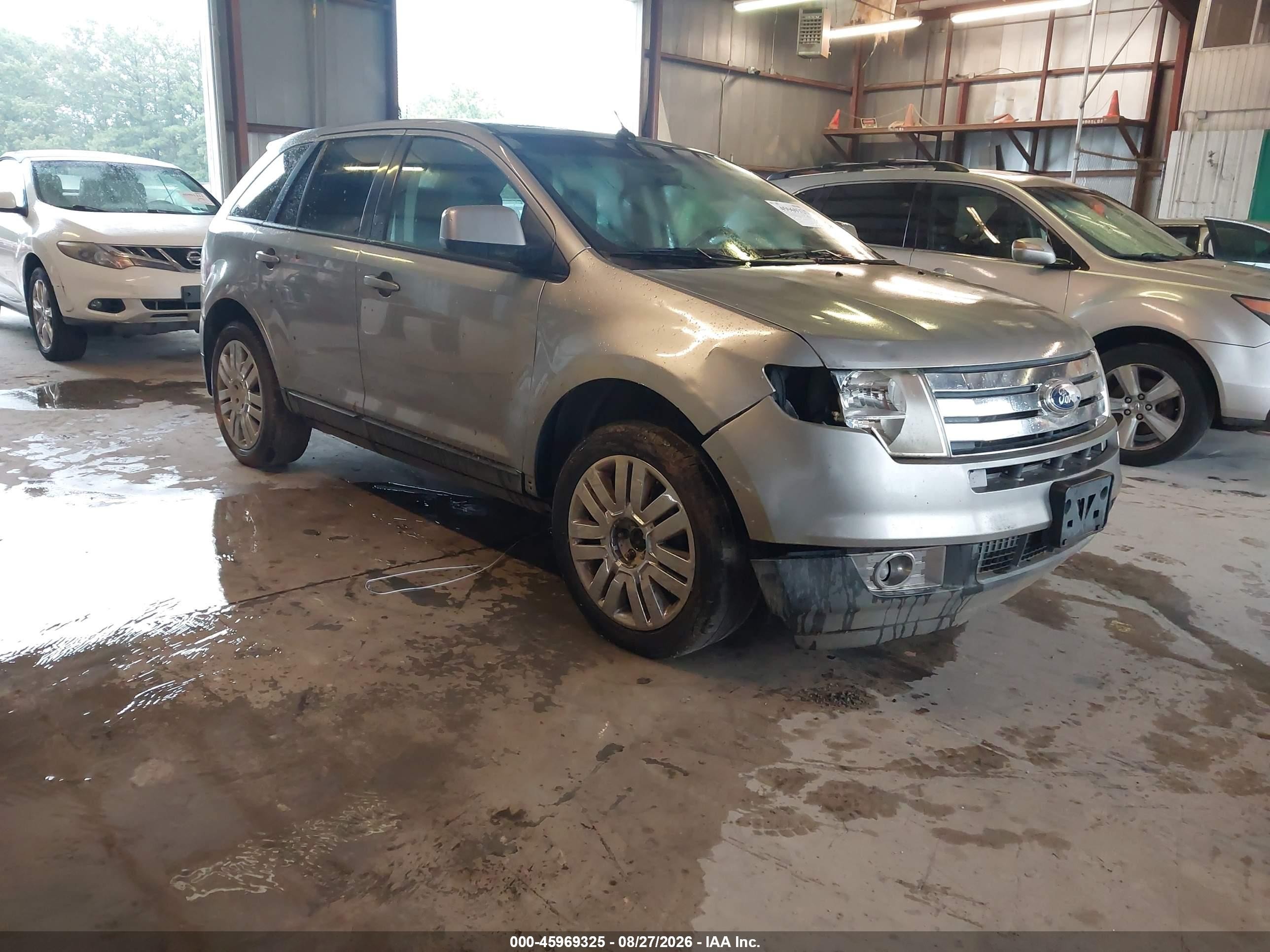 2008 Ford Edge Sel Серебряный vin: 2FMDK38C18BB03574