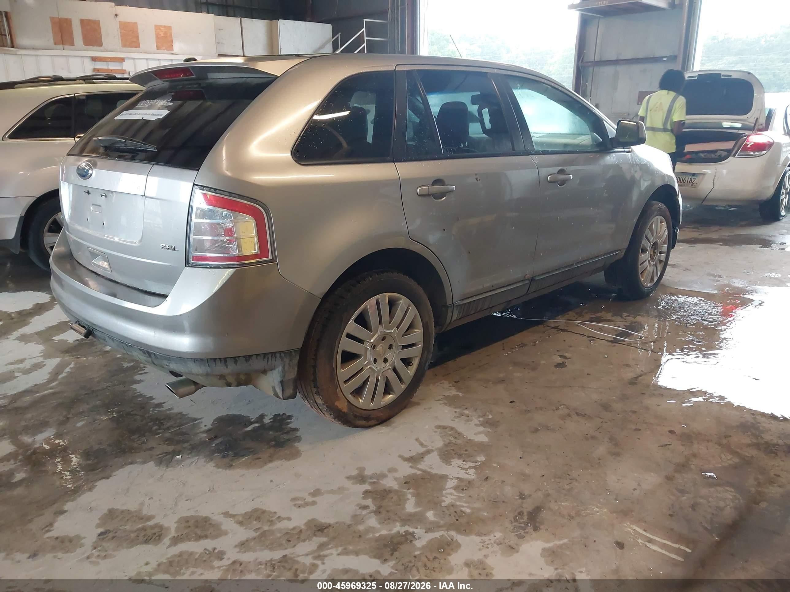2008 Ford Edge Sel Серебряный vin: 2FMDK38C18BB03574
