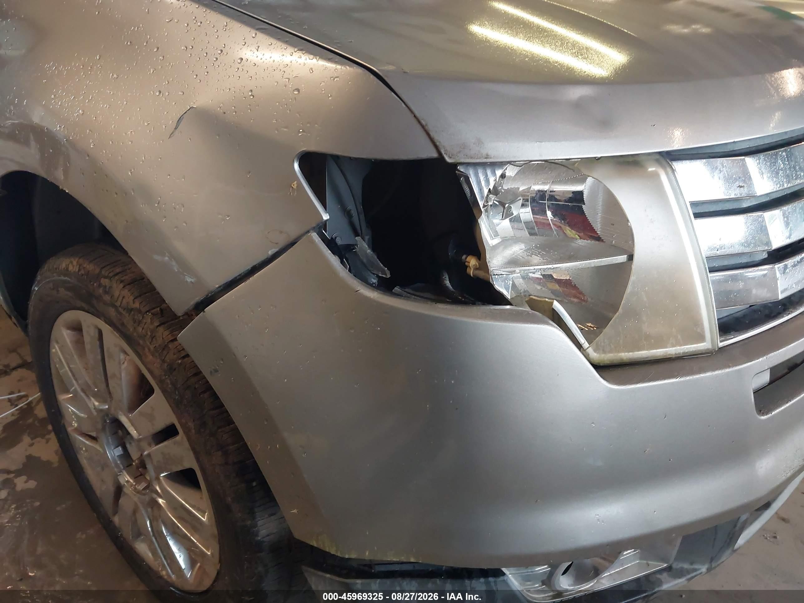 2008 Ford Edge Sel Серебряный vin: 2FMDK38C18BB03574