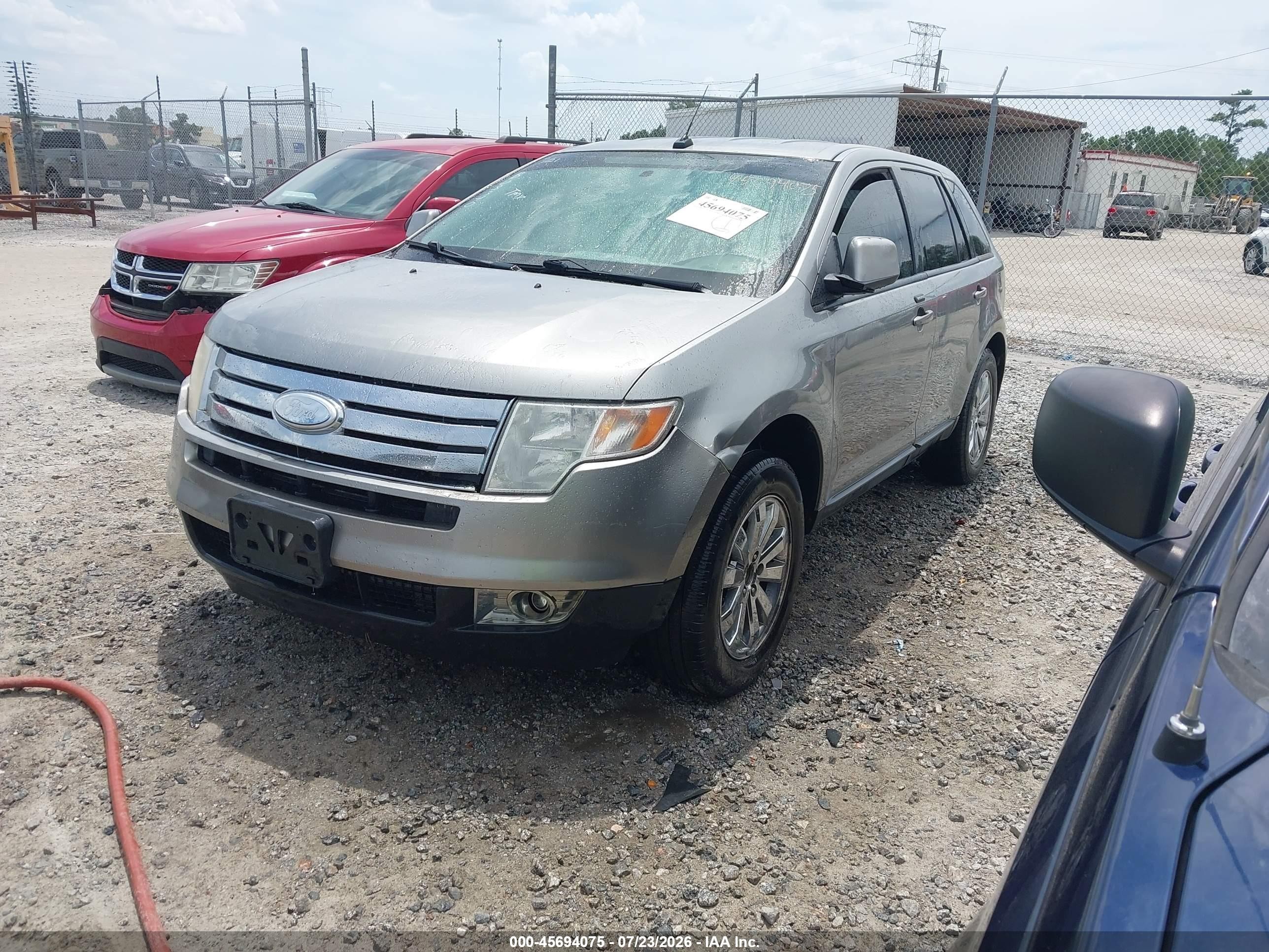 2008 Ford Edge Sel Gray vin: 2FMDK38C18BB08340