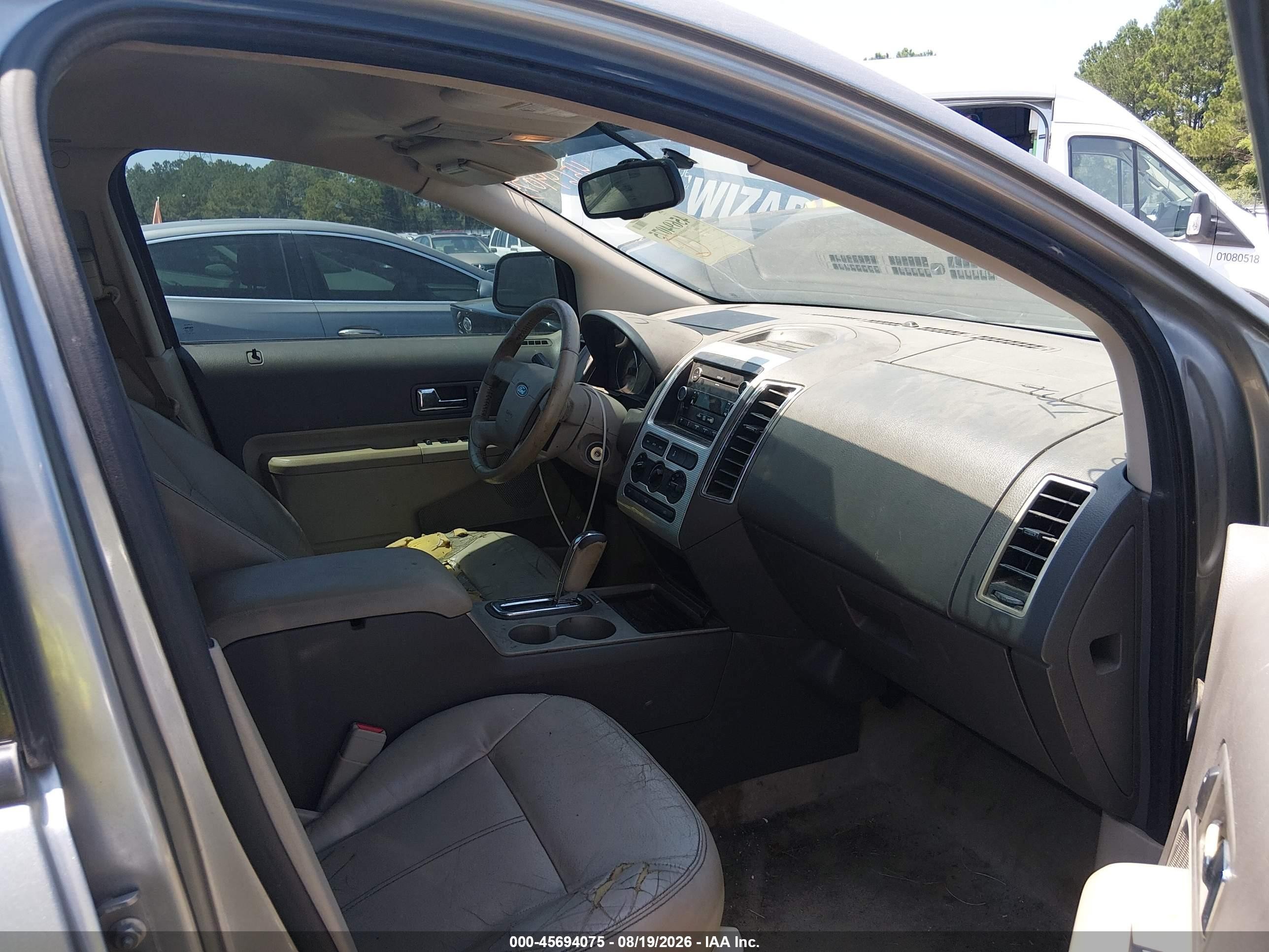 2008 Ford Edge Sel Gray vin: 2FMDK38C18BB08340