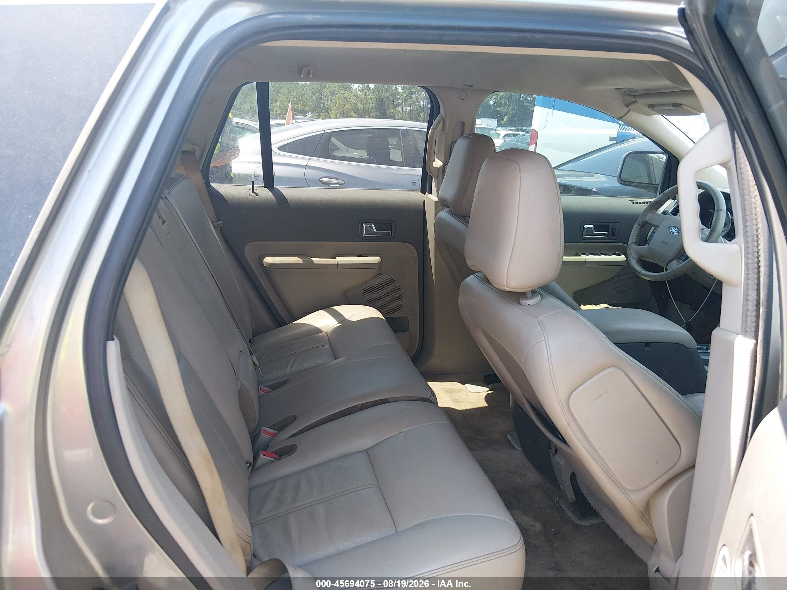 2008 Ford Edge Sel Gray vin: 2FMDK38C18BB08340