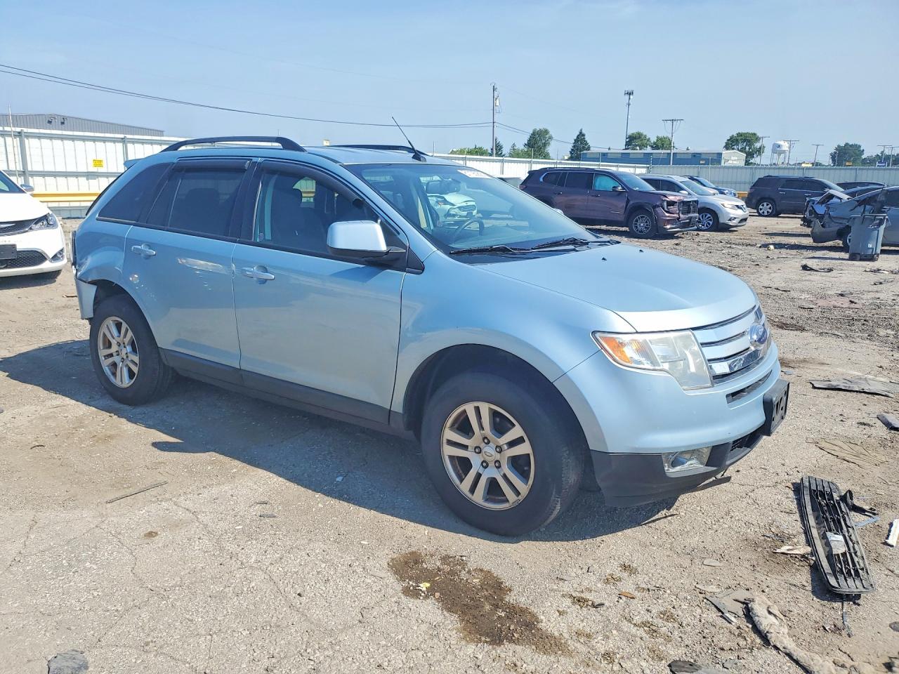 2008 Ford Edge Sel Blue vin: 2FMDK38C18BB18429