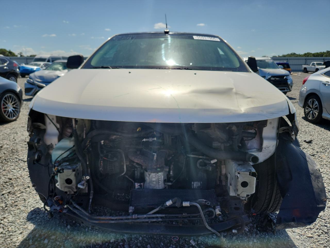 2008 Ford Edge Sel White vin: 2FMDK38C18BB42682